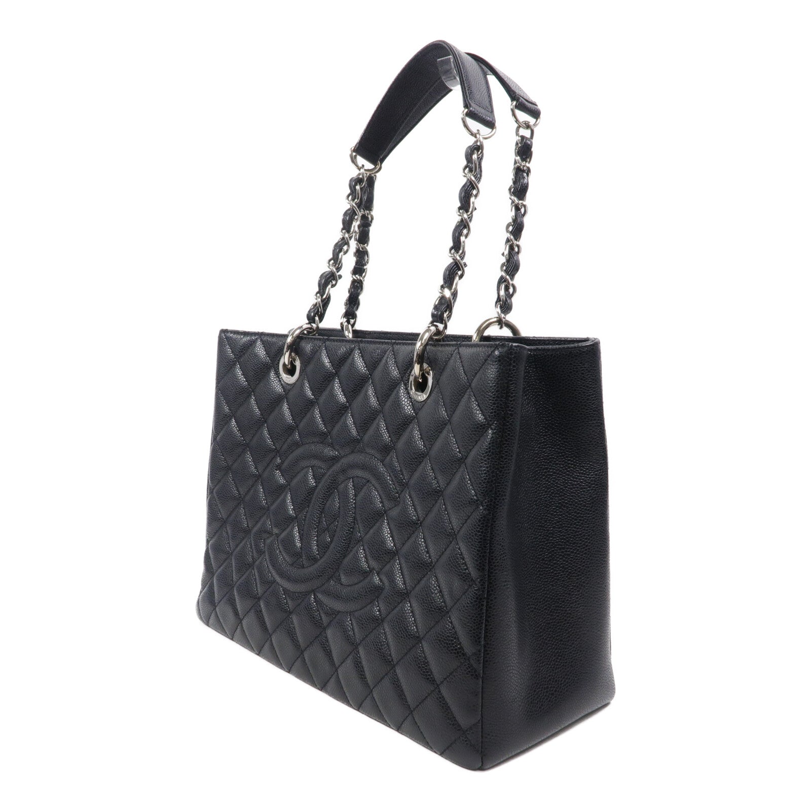 CHANEL 牛皮皮革GST鏈帶肩背袋