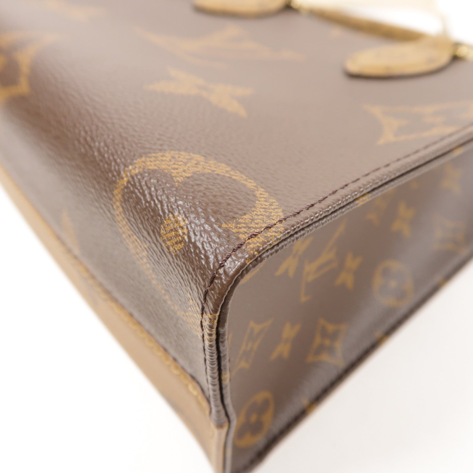LOUIS VUITTON Monogram Giant OnTheGo PM金扣手挽肩背兩用袋