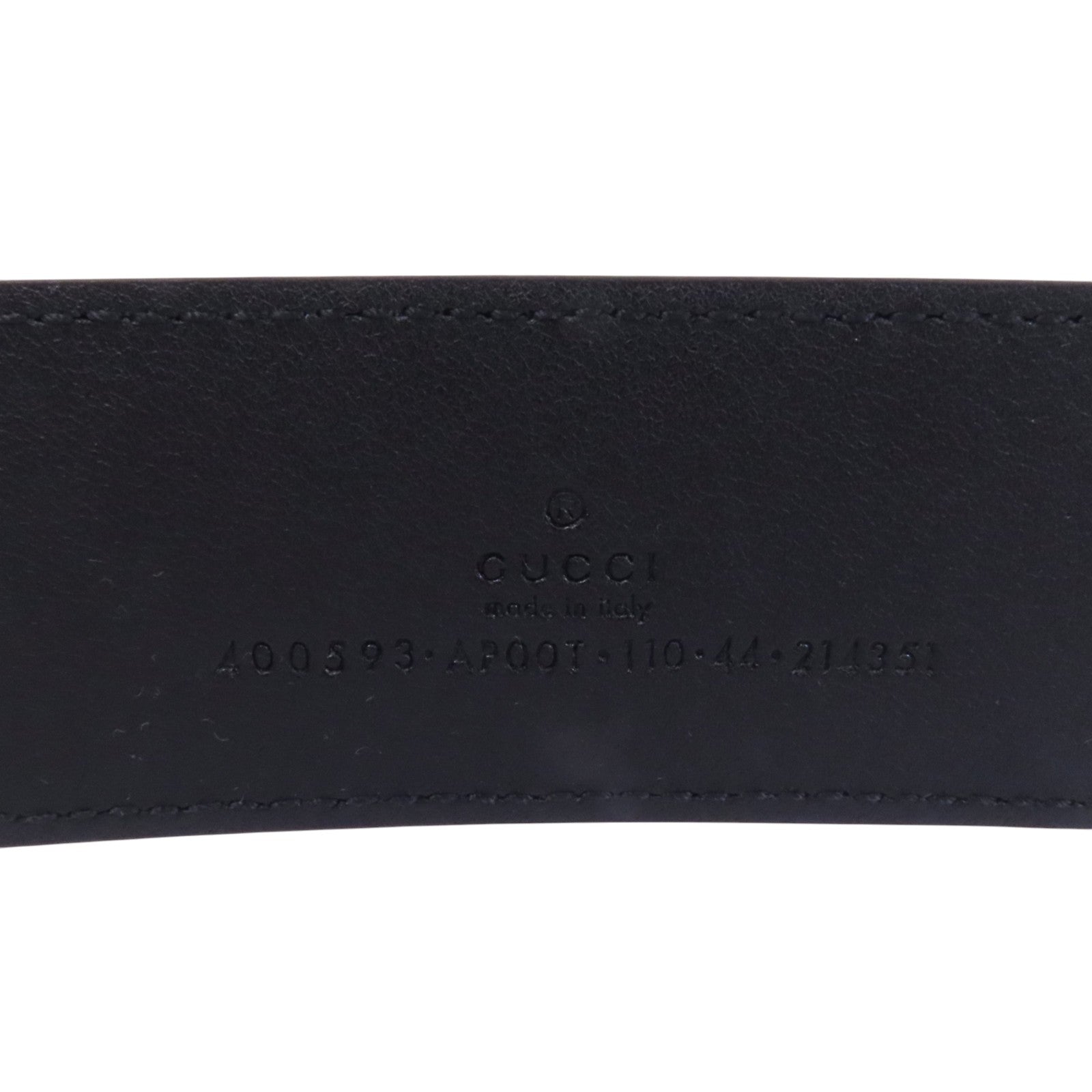 GUCCI 牛皮皮革GG Marmont Wide Belt金扣皮帶