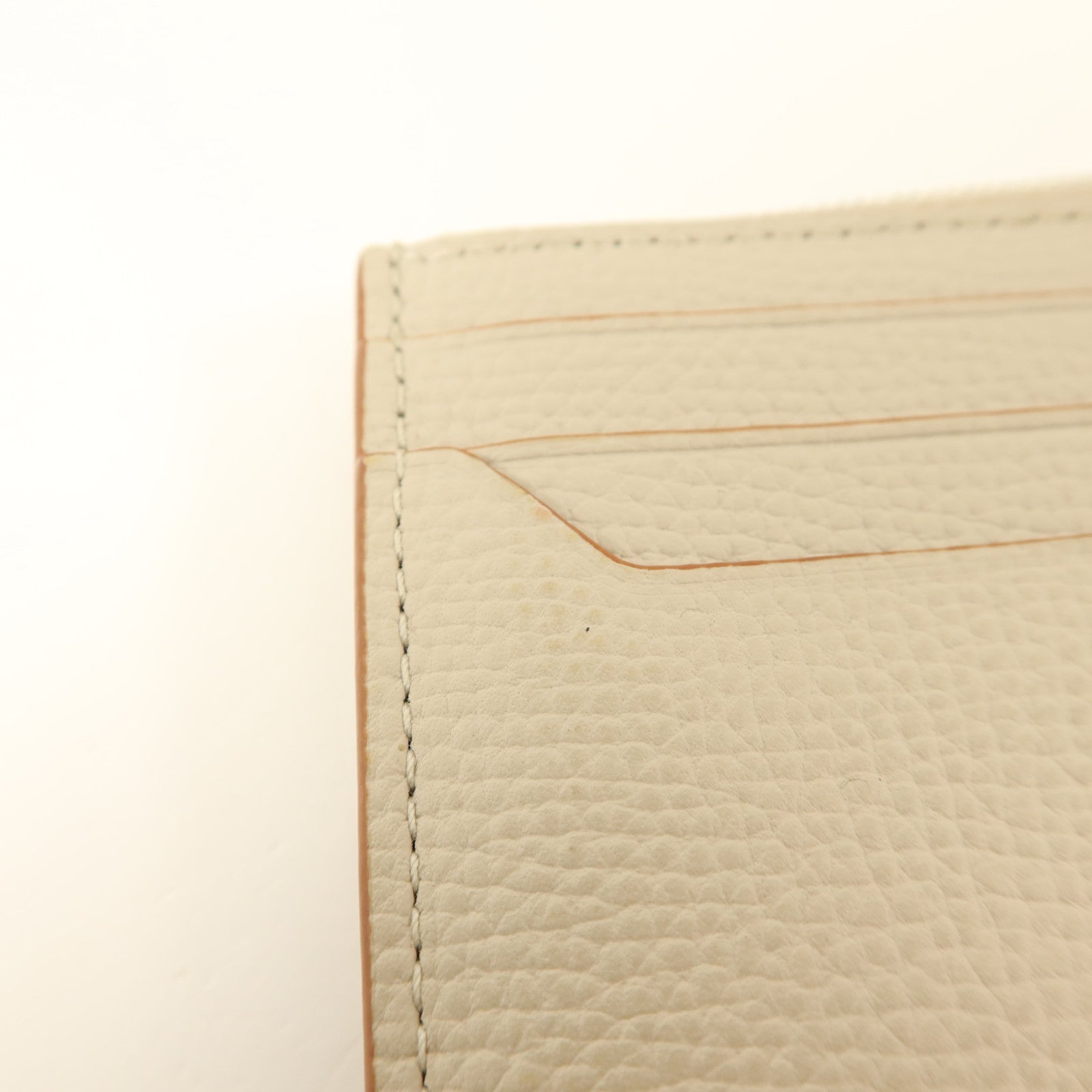 LOEWE 牛皮皮革Anagram Card Holder銀扣卡片套