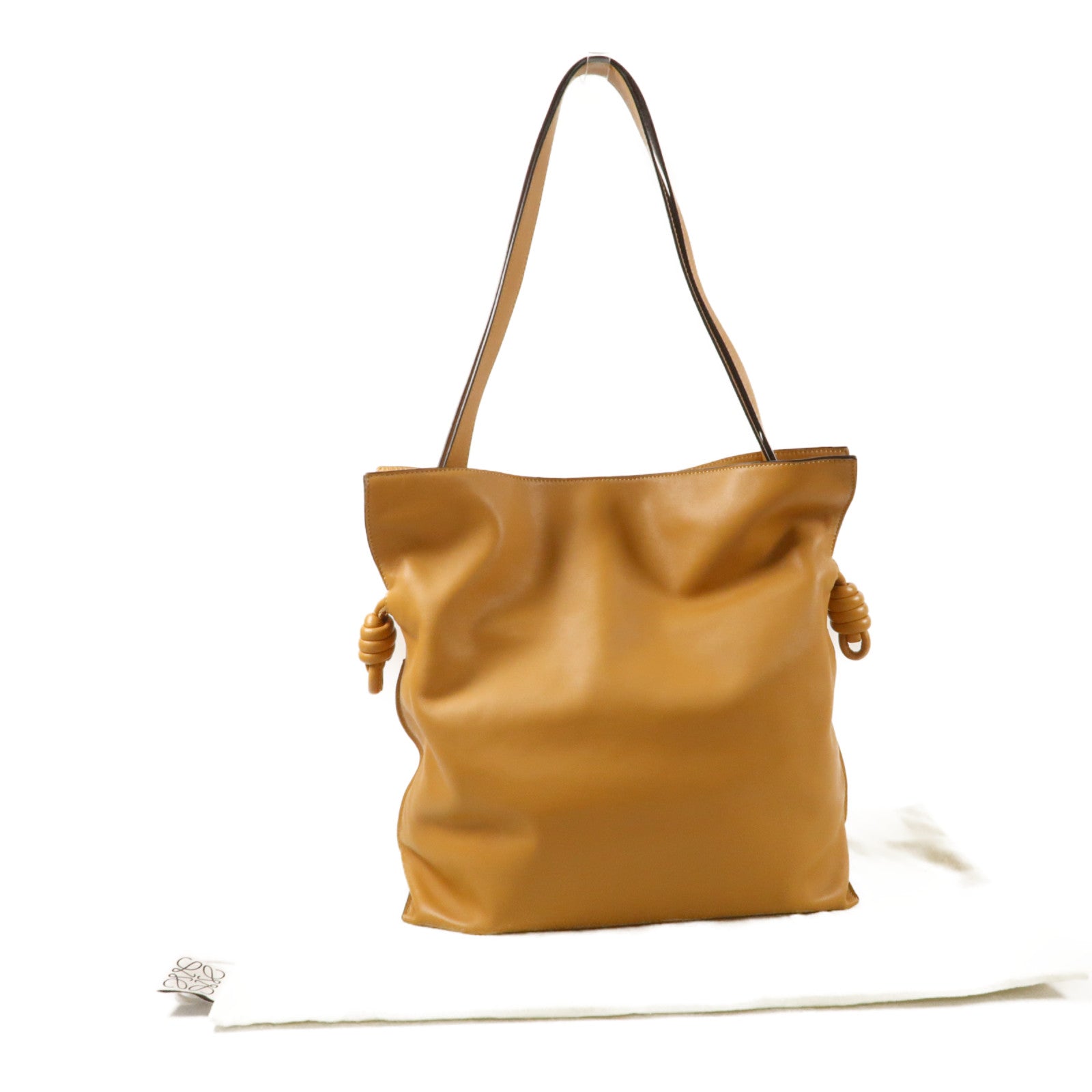 LOEWE 羊皮皮革Flamenco Medium金扣肩背袋