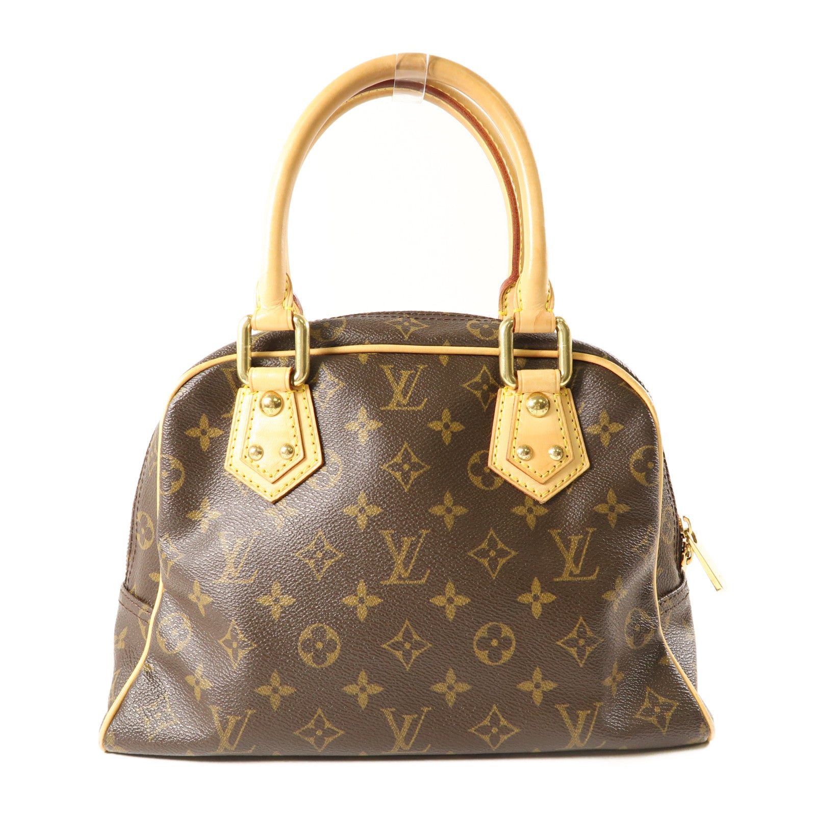 LOUIS VUITTON Monogram Manhattan PM手挽袋棕色