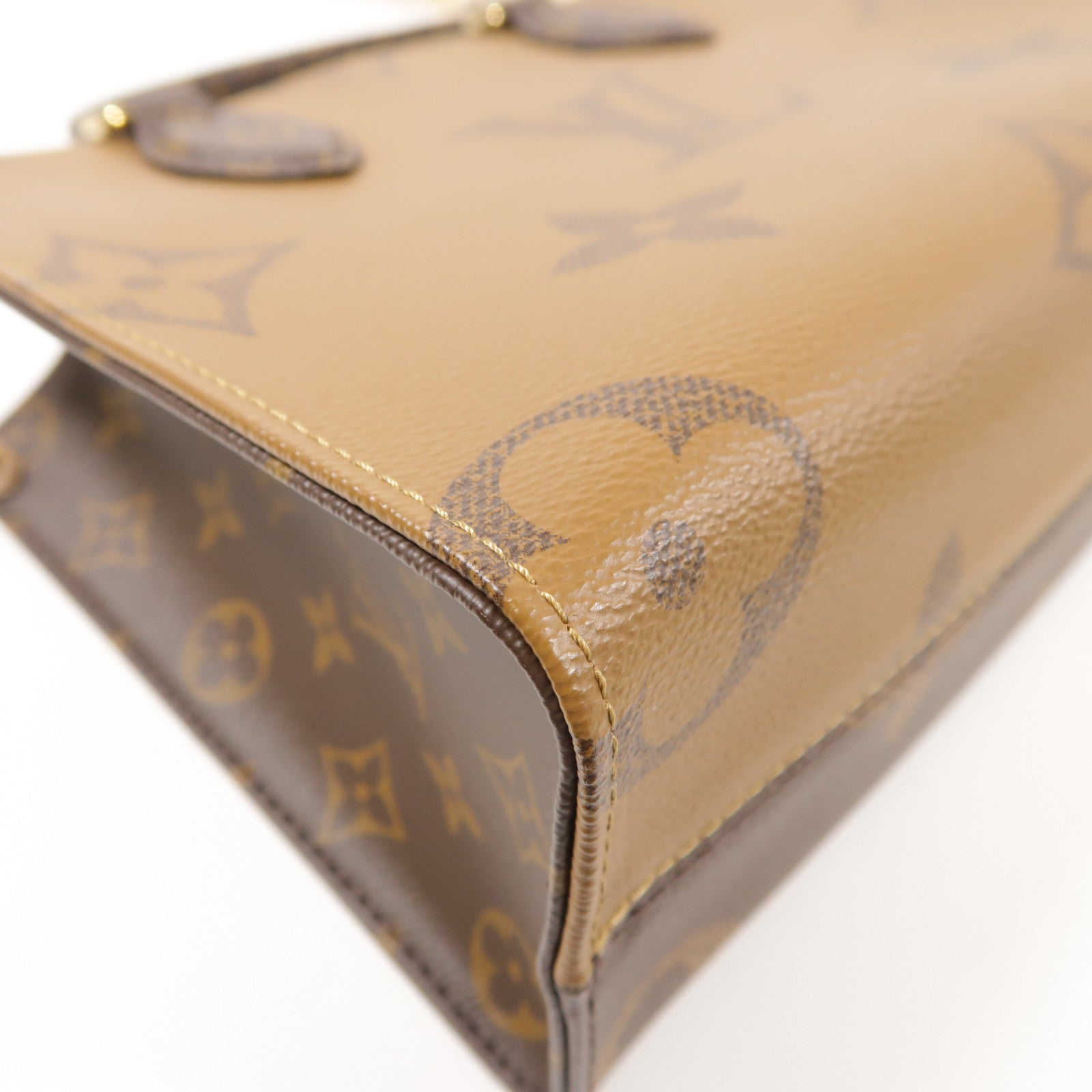 LOUIS VUITTON Monogram Giant OnTheGo PM金扣手挽肩背兩用袋