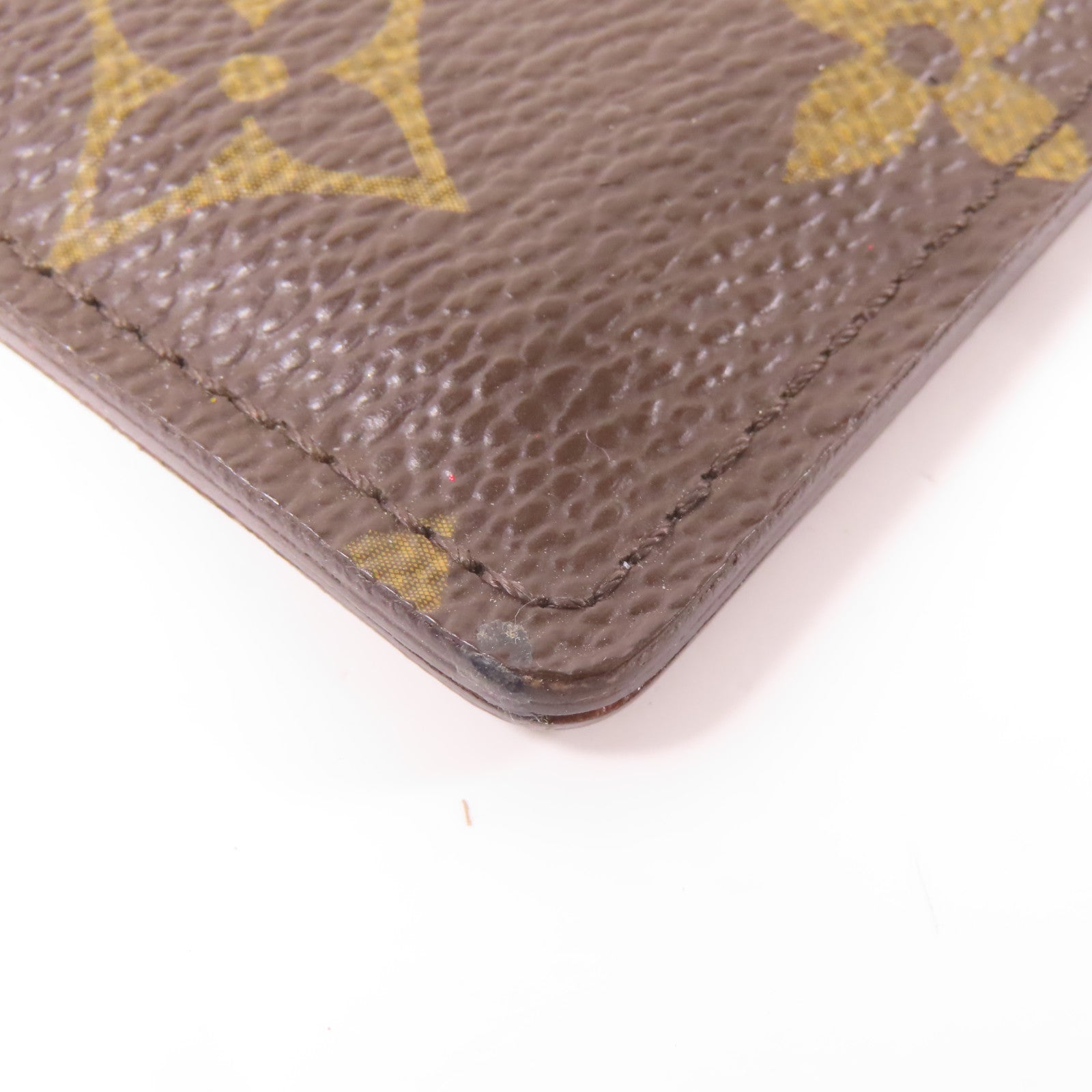 LOUIS VUITTON Monogram Card Case卡片套啡色