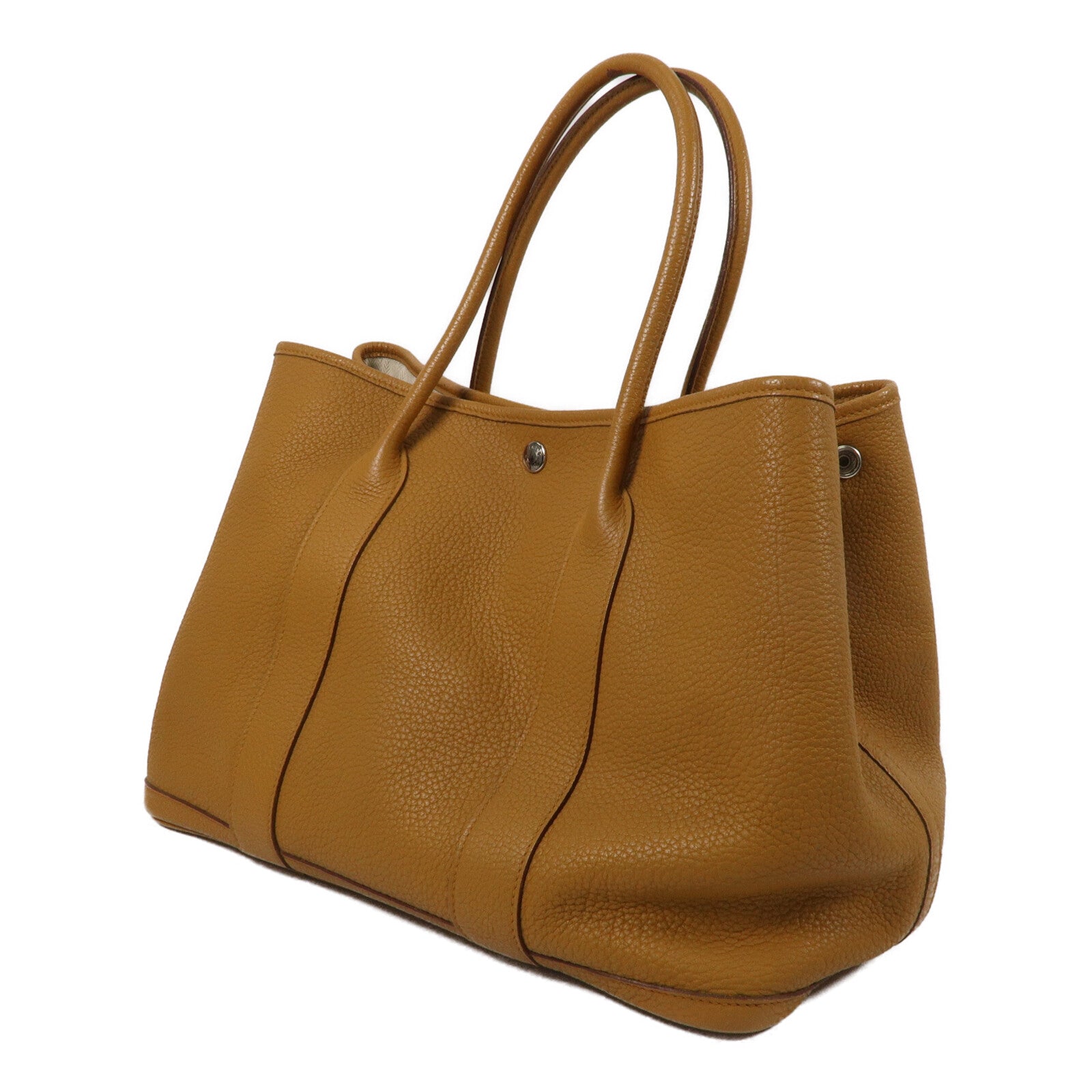 HERMES Negonda皮革Garden Party PM手挽袋Sesame