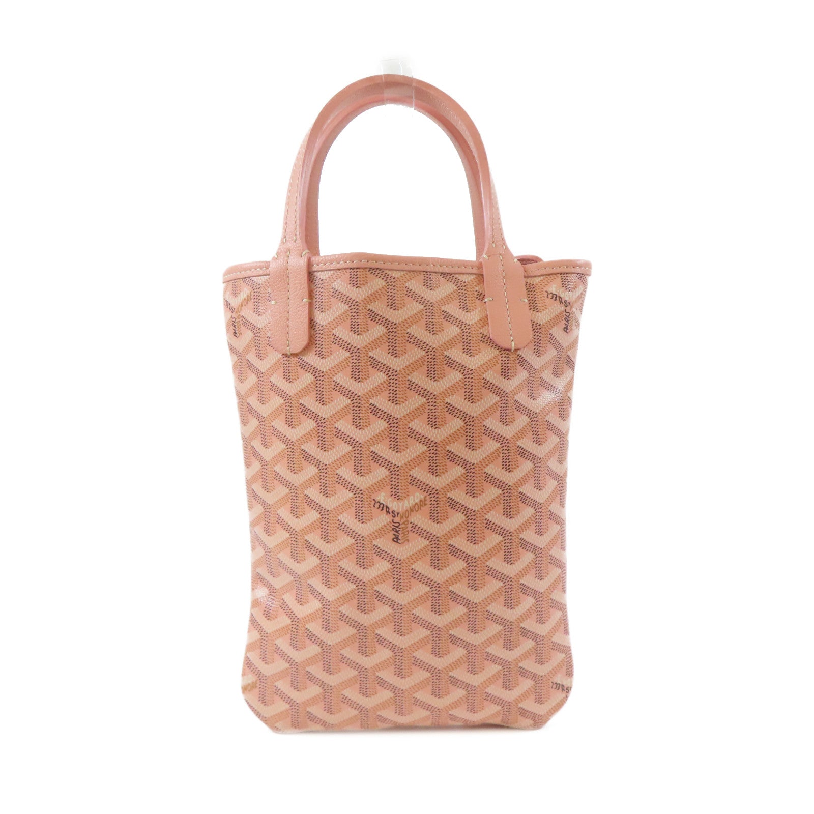 GOYARD 塗層帆布2 Way Shoulder Bag手挽肩背兩用袋粉紅色