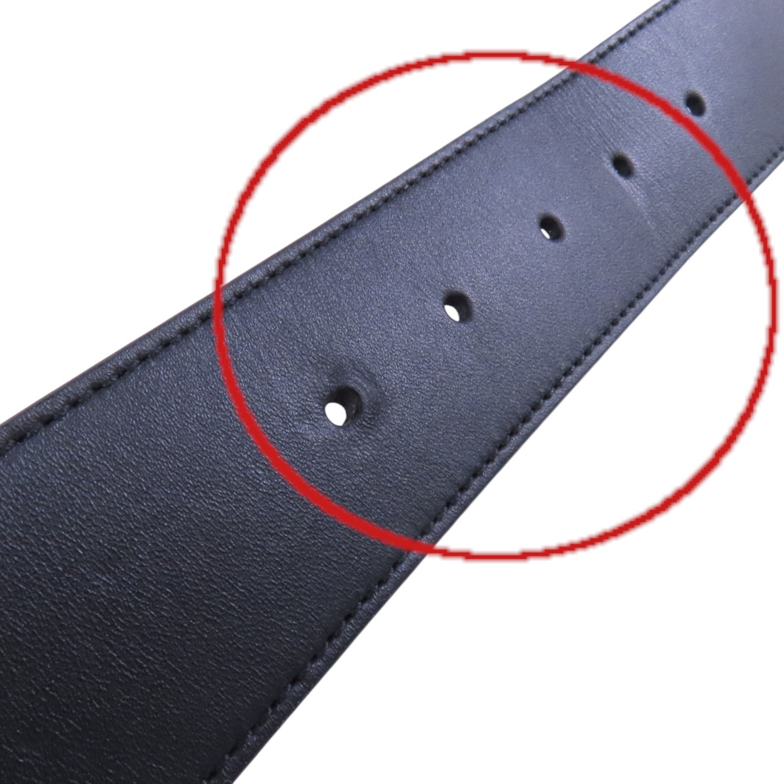 GUCCI 牛皮皮革GG Marmont Wide Belt金扣皮帶