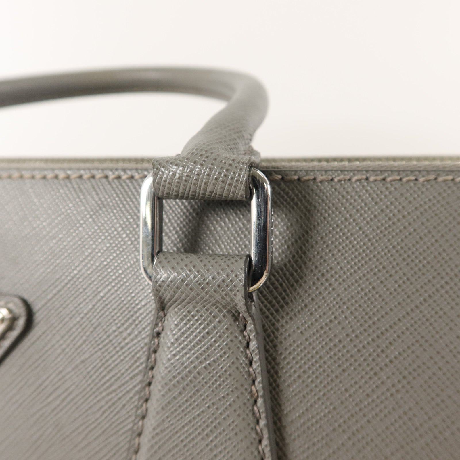 PRADA Saffiano皮革Dual-Zip Shopper Tote Bag手挽袋