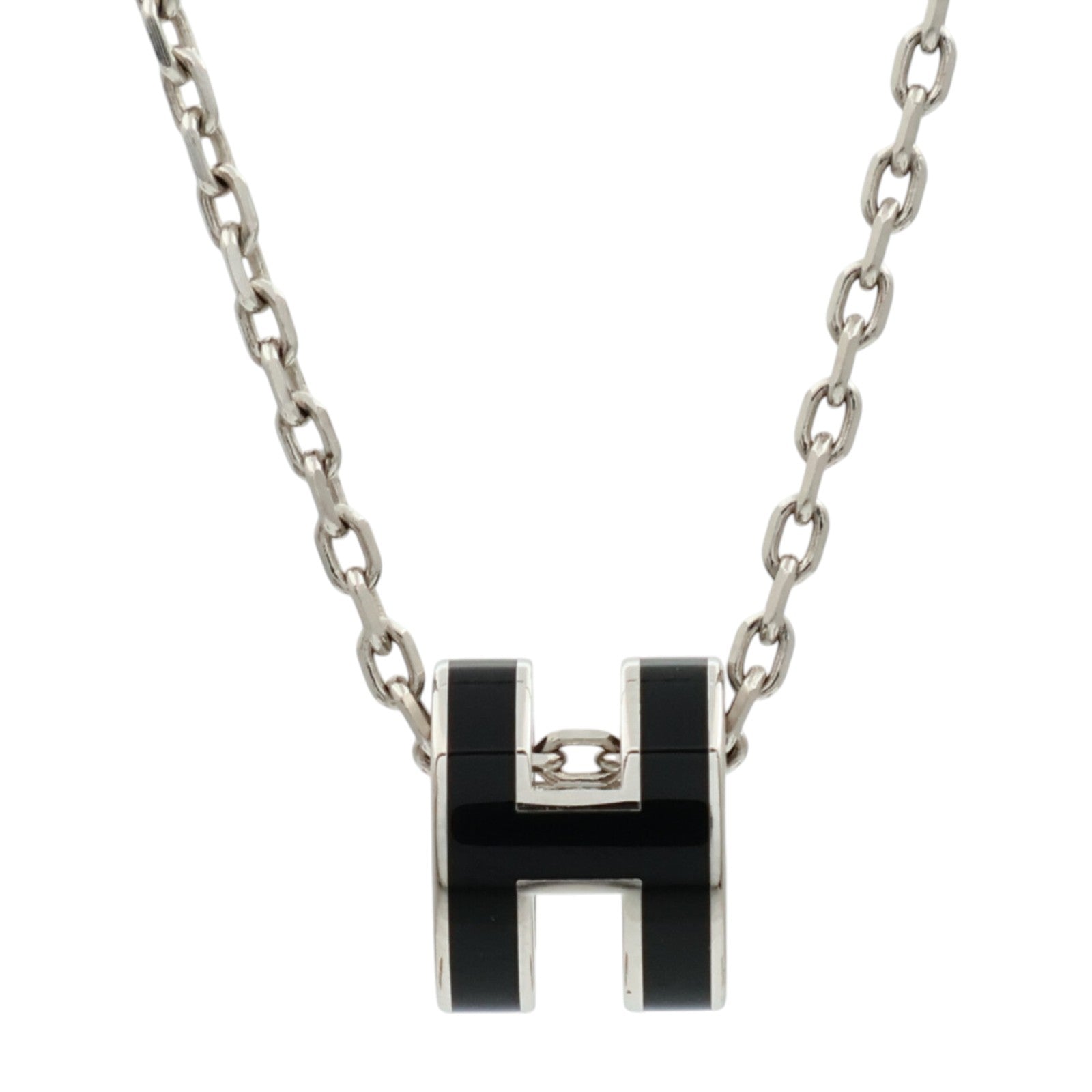 HERMES 琺瑯/金屬Mini Pop H項鍊