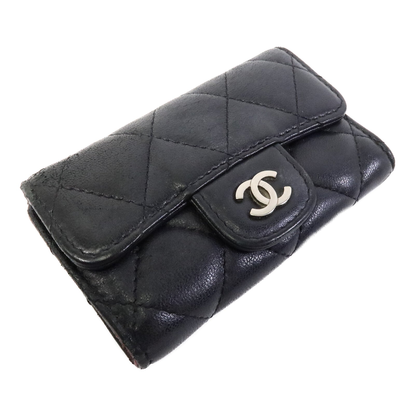CHANEL 羊皮皮革Key Holder鑰匙包