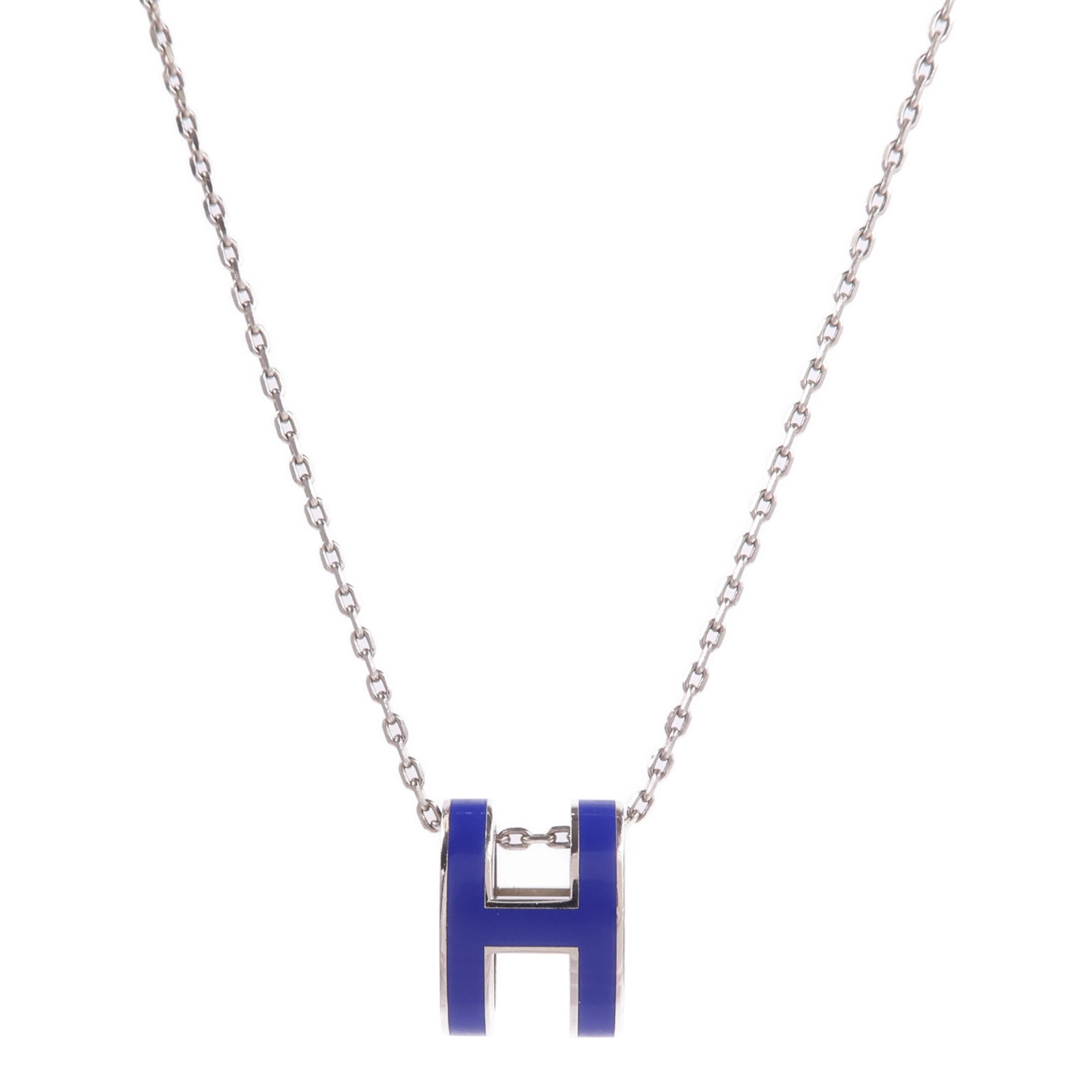 HERMES 金屬/琺瑯Pop H Necklace項鍊