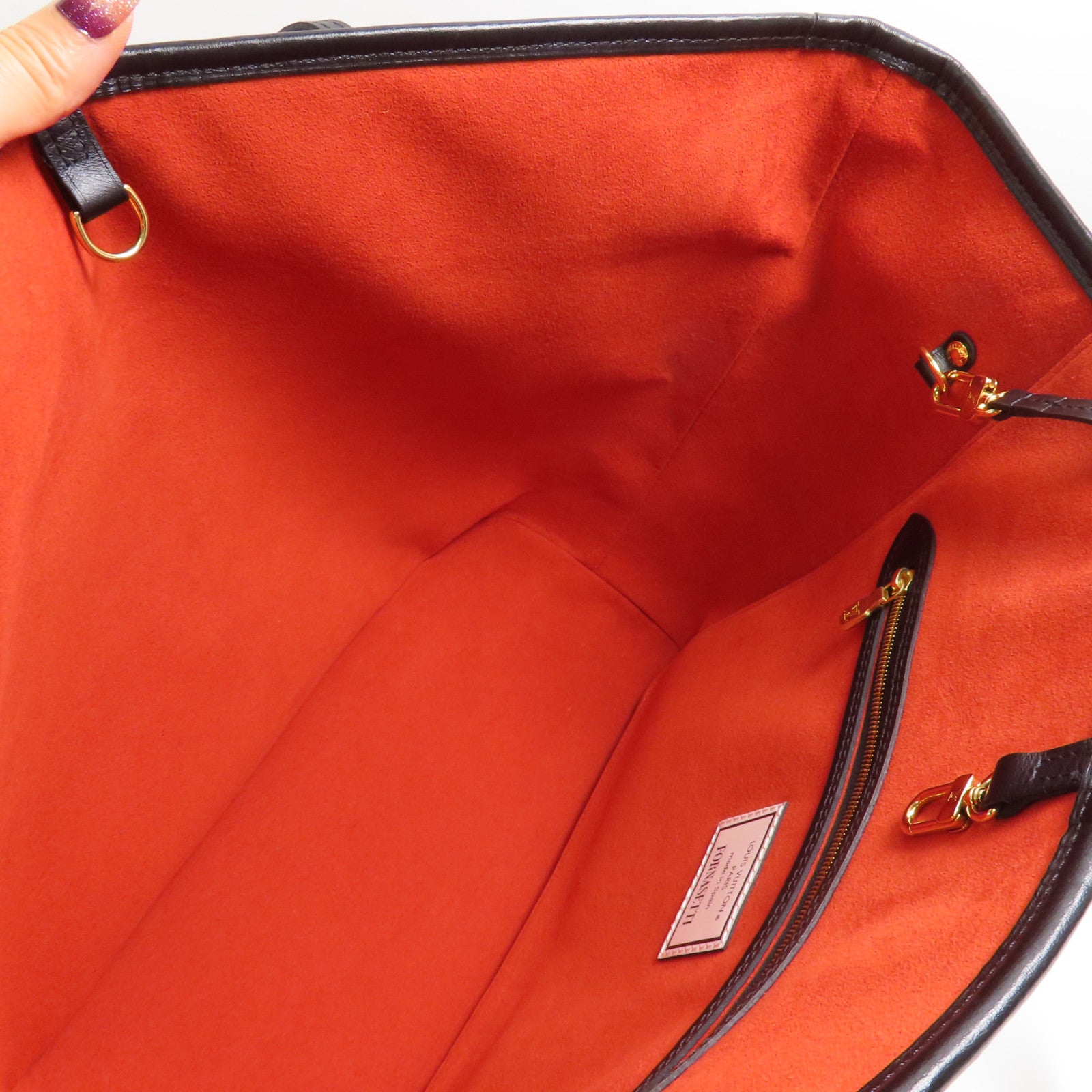LOUIS VUITTON Monogram LV x Fornasetti Neverfull MM金扣手挽袋