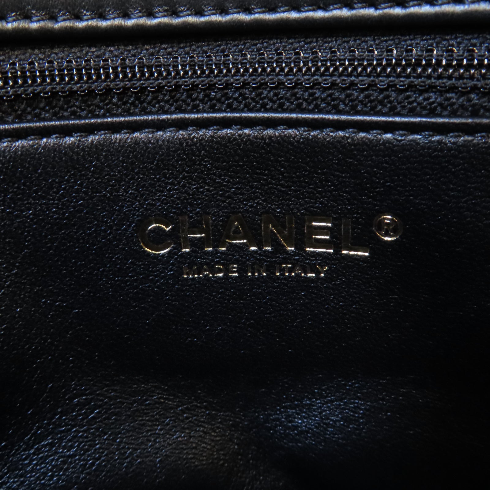 CHANEL 【激減優惠】菱格羊皮皮革Chain Shoulder金扣鏈帶肩背袋黑色