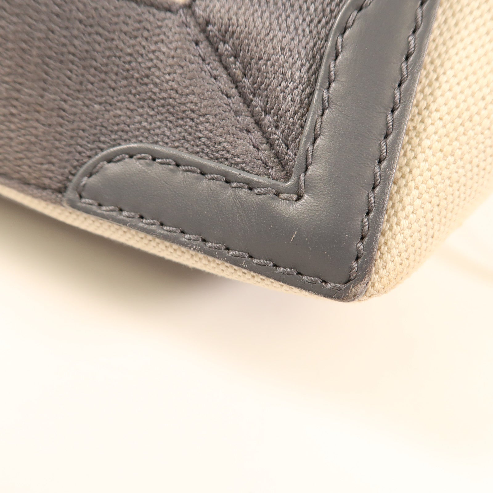 BALENCIAGA 帆布Cabas XS銀扣手挽肩背兩用袋