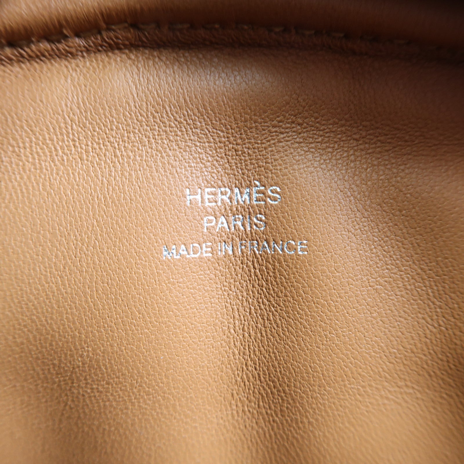 HERMES Swift皮革In The Loop Belt Bag銀扣肩背袋Gold