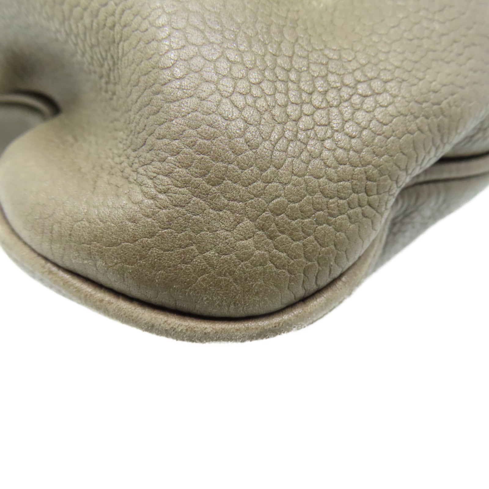 CHANEL 【激減優惠】菱格牛皮皮革Shoulder Bag銀扣肩背袋軍綠色