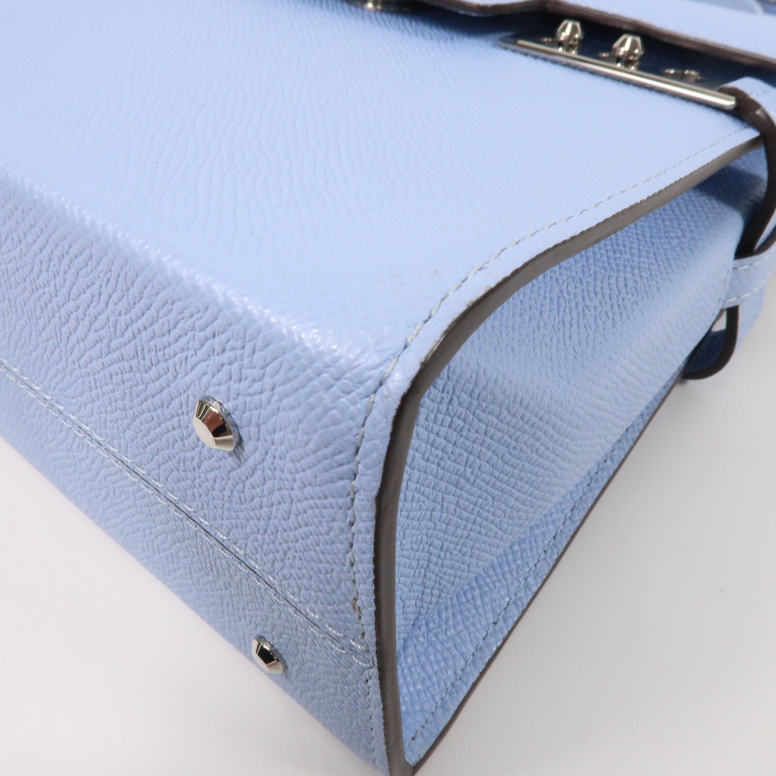 Delvaux 牛皮皮革Tempete PM手挽肩背兩用袋