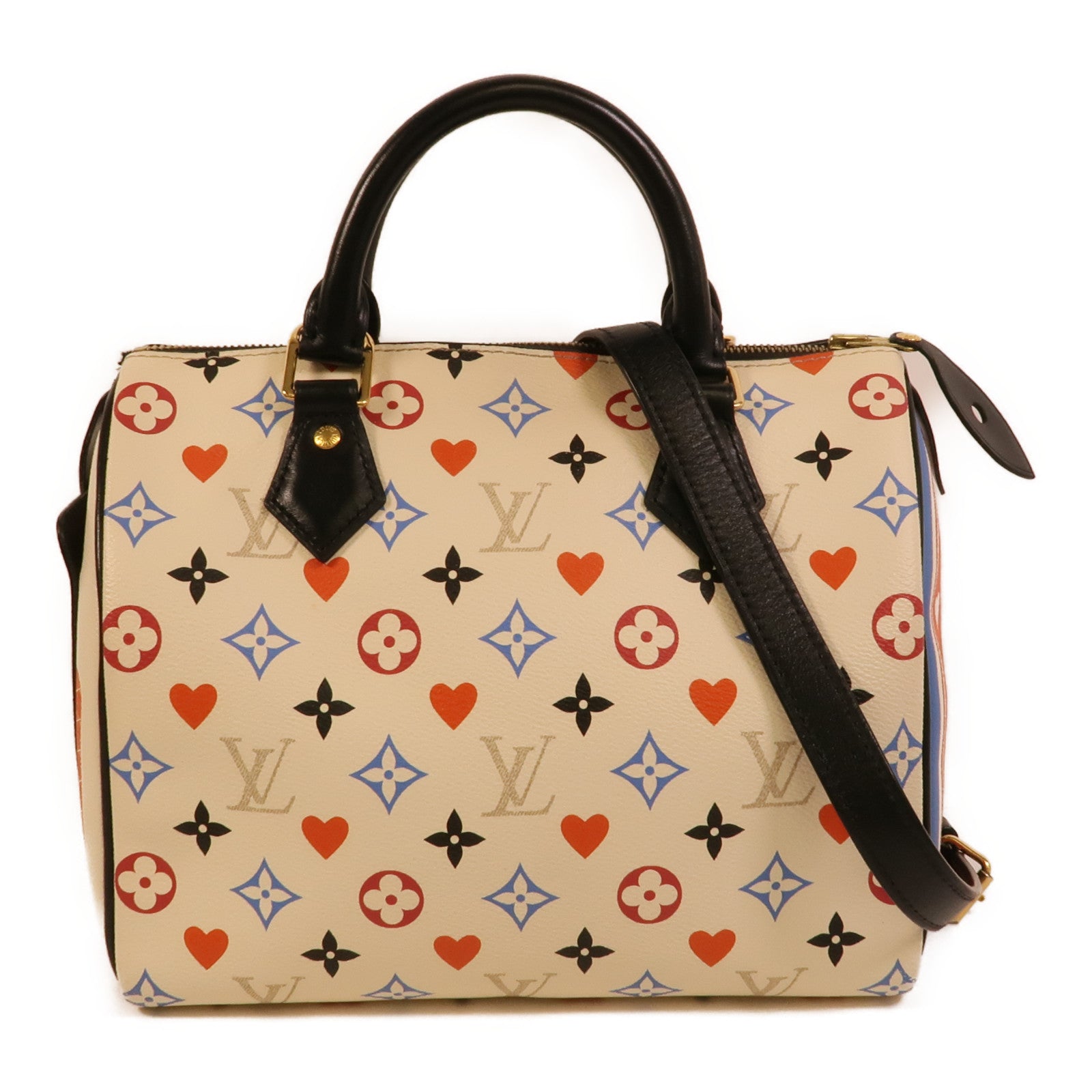 LOUIS VUITTON Monogram Game On Speedy Bandouliere手挽肩背兩用袋