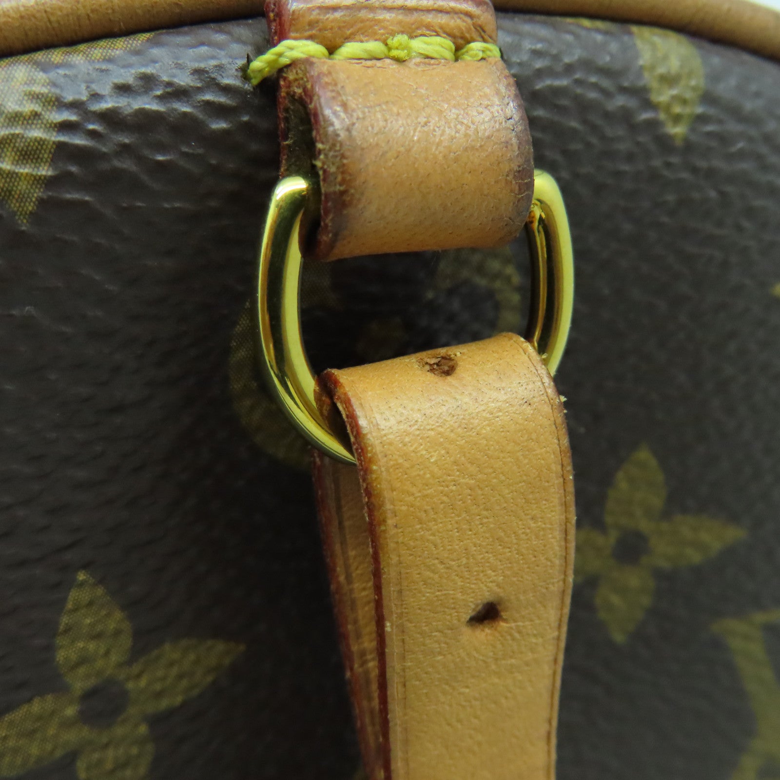 LOUIS VUITTON **【清倉大減價】Monogram Boite Chapeau Souple MM金扣手挽肩背兩用袋啡色