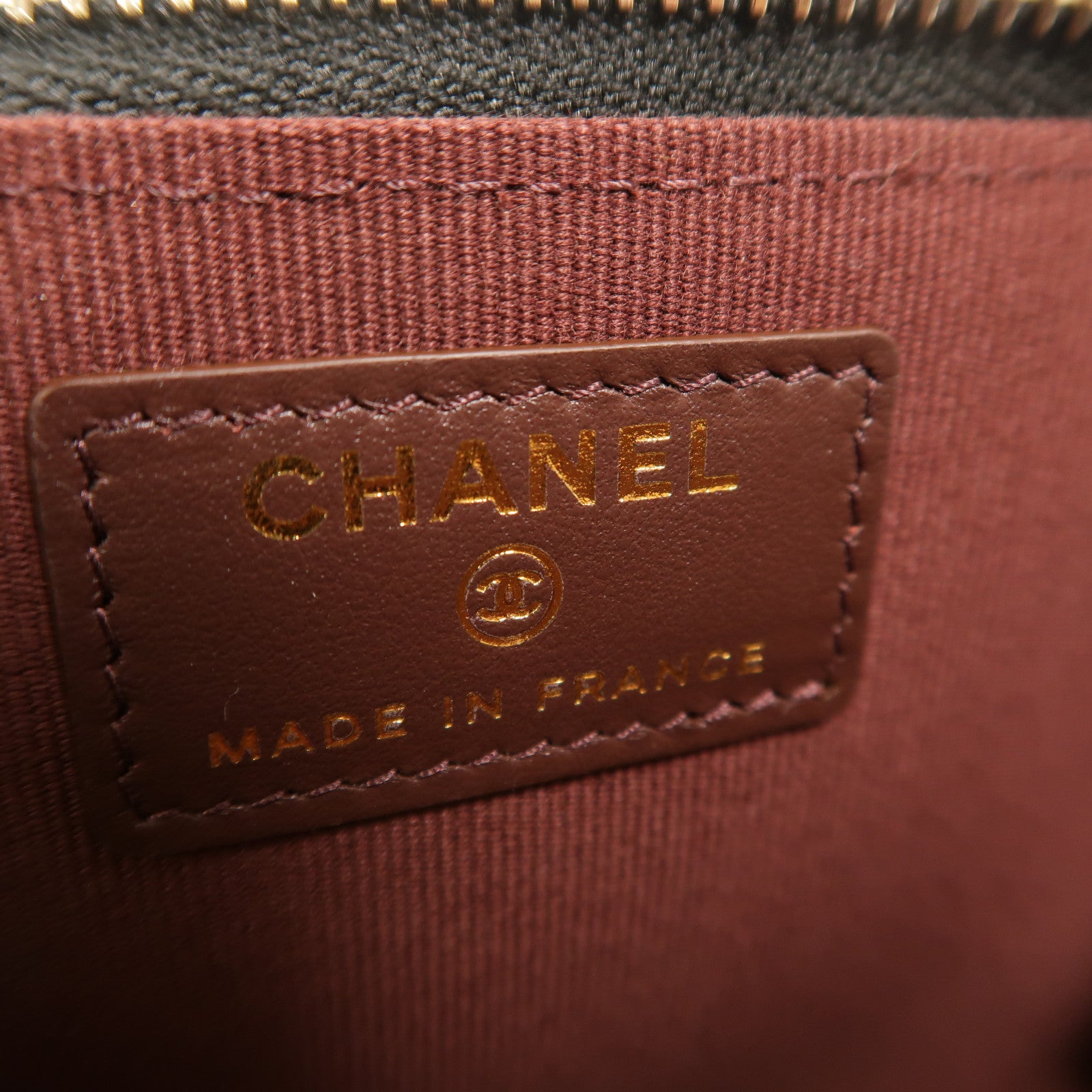 CHANEL 牛皮皮革Zipped Card Case卡片套