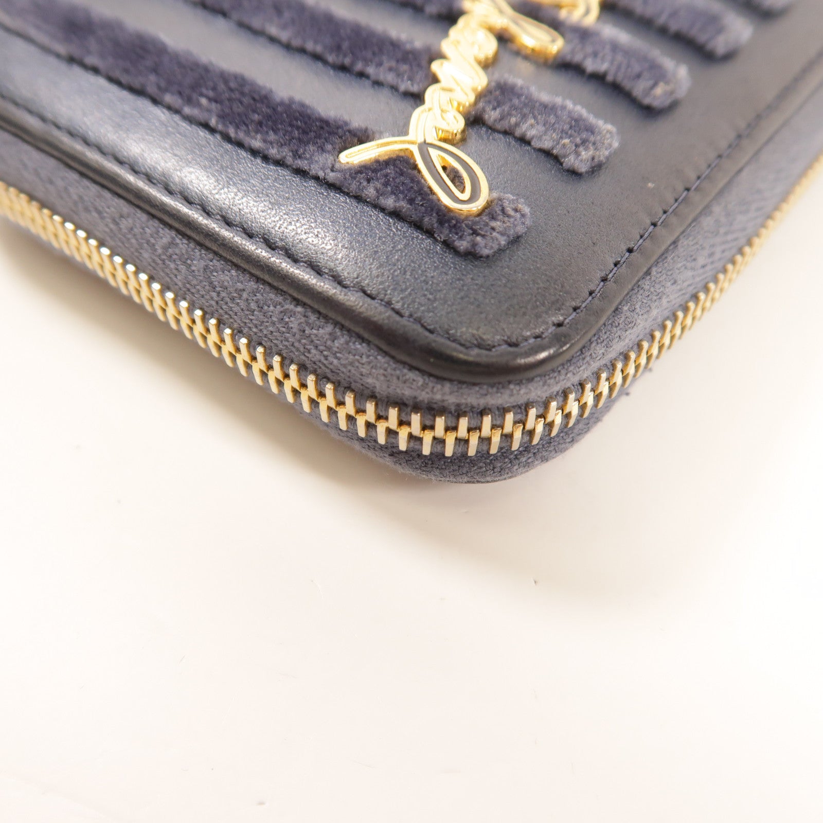 CHANEL 牛皮皮革Long Wallet金扣長錢包