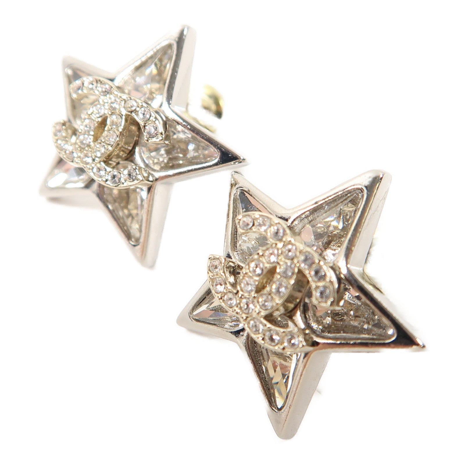 CHANEL 金屬Earrings耳環金色