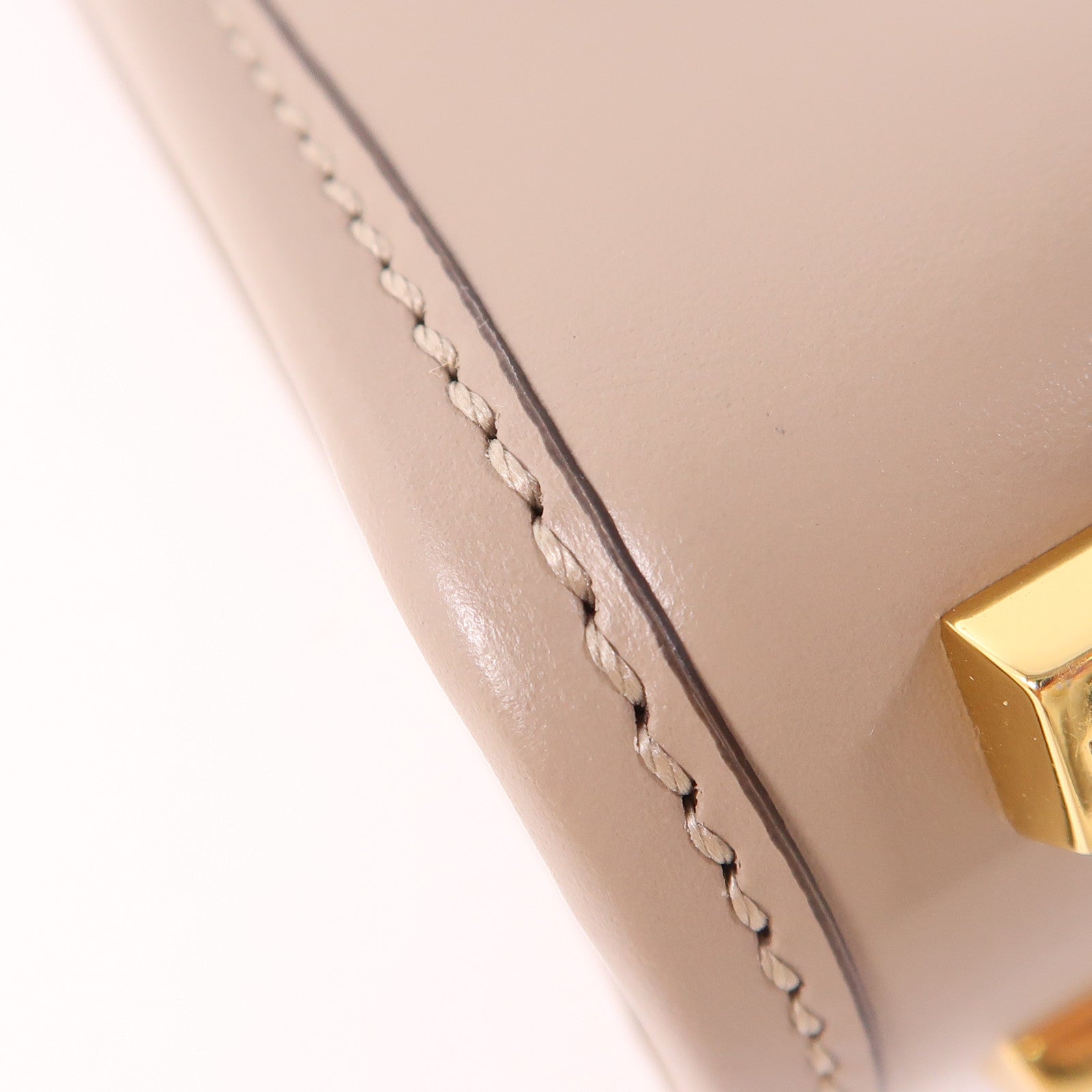FENDI 牛皮皮革Mini Sunshine Shopper金扣手挽肩背兩用袋