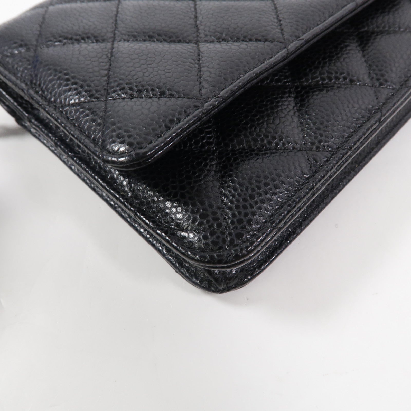 CHANEL 牛皮皮革Wallet On Chain鏈帶肩背袋