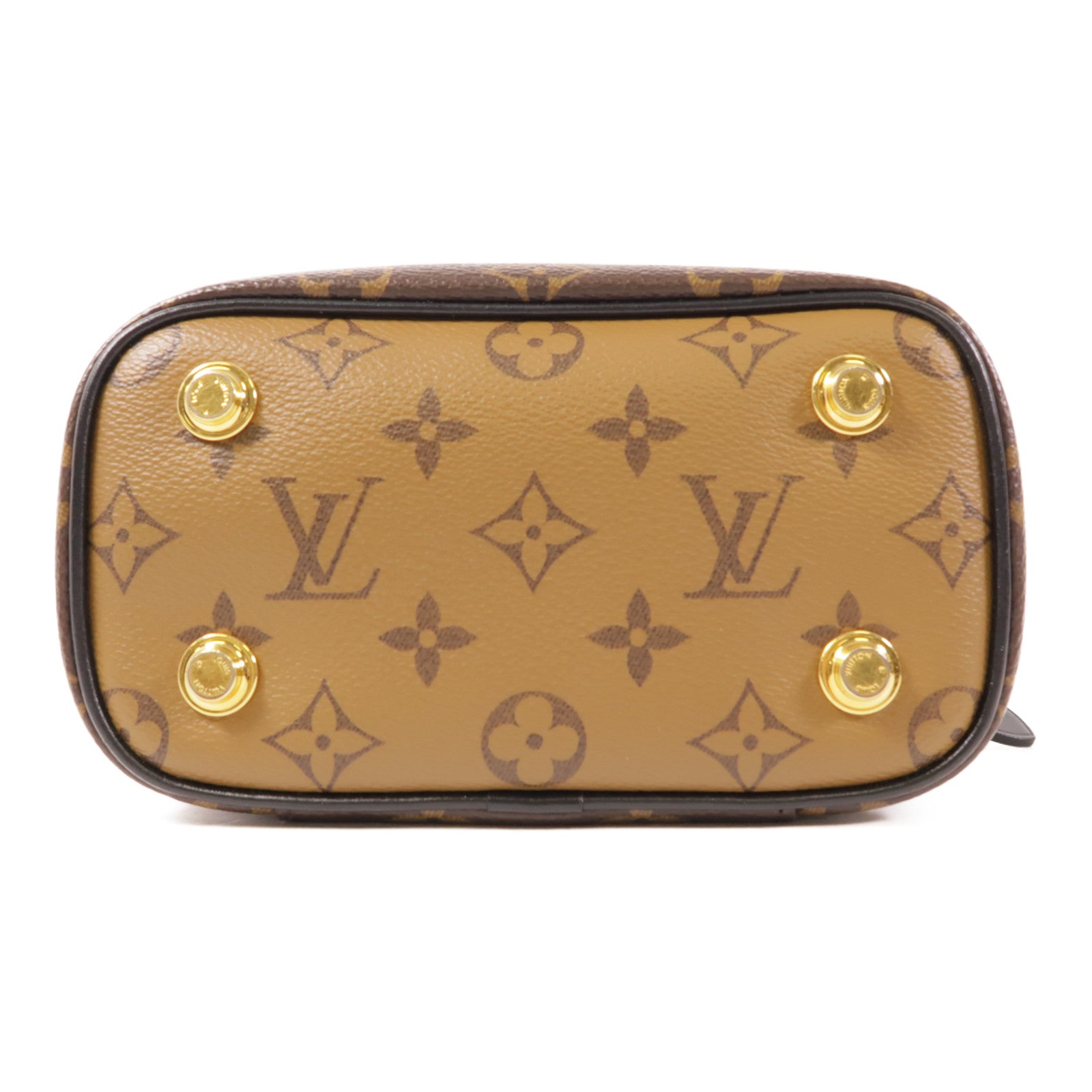 LOUIS VUITTON LV GHW Reverse Vanity PM 2 Way Shoulder Bag M45165 Monogram Brown