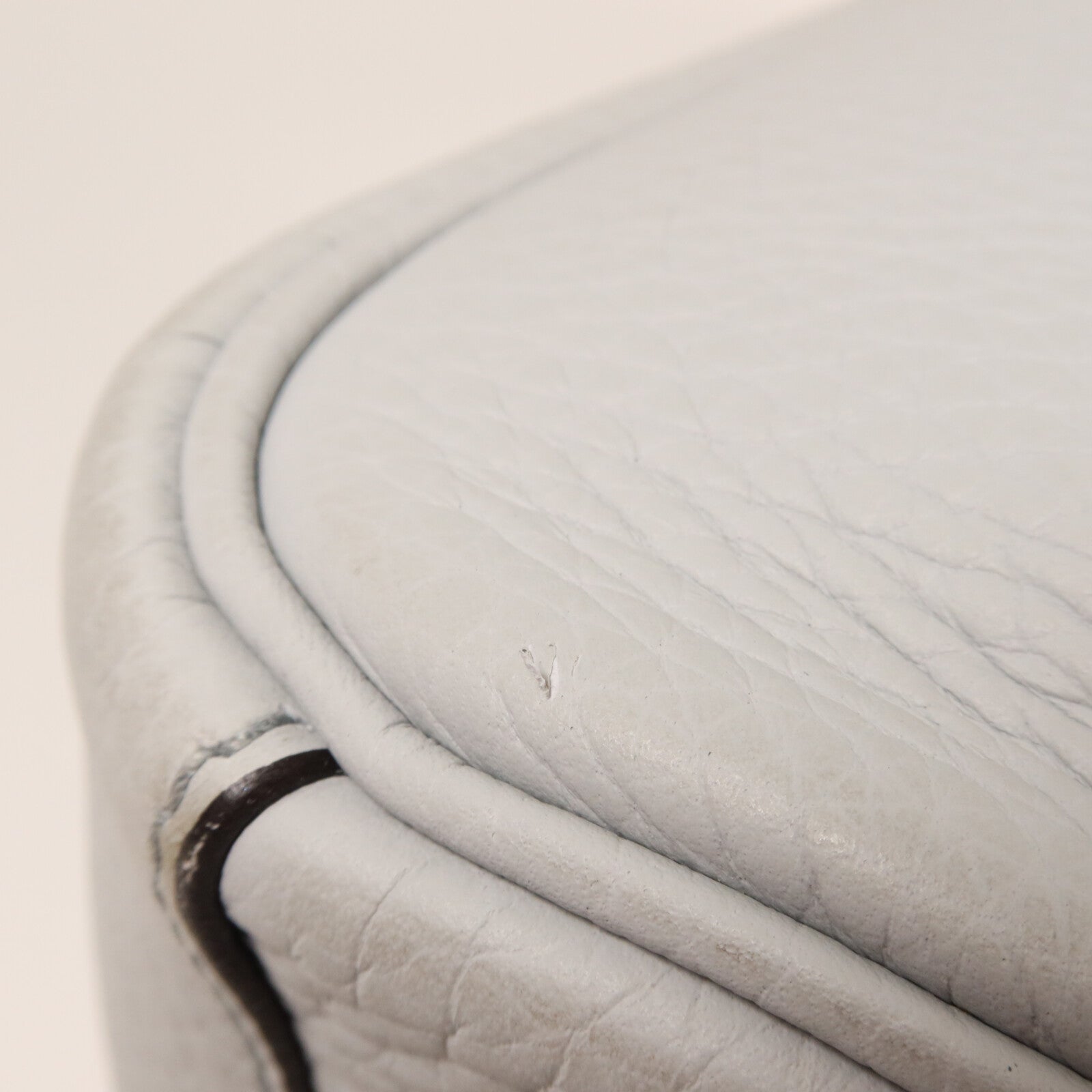 HERMES Clemence皮革Lindy 26手挽肩背兩用袋Bleu Brume