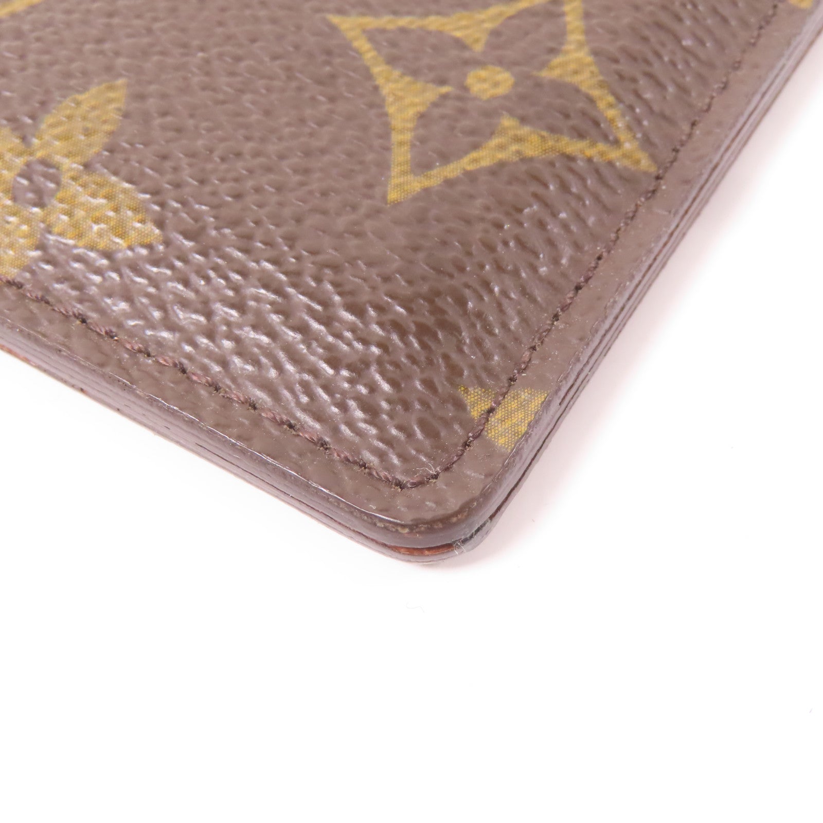 LOUIS VUITTON Monogram Card Case卡片套啡色