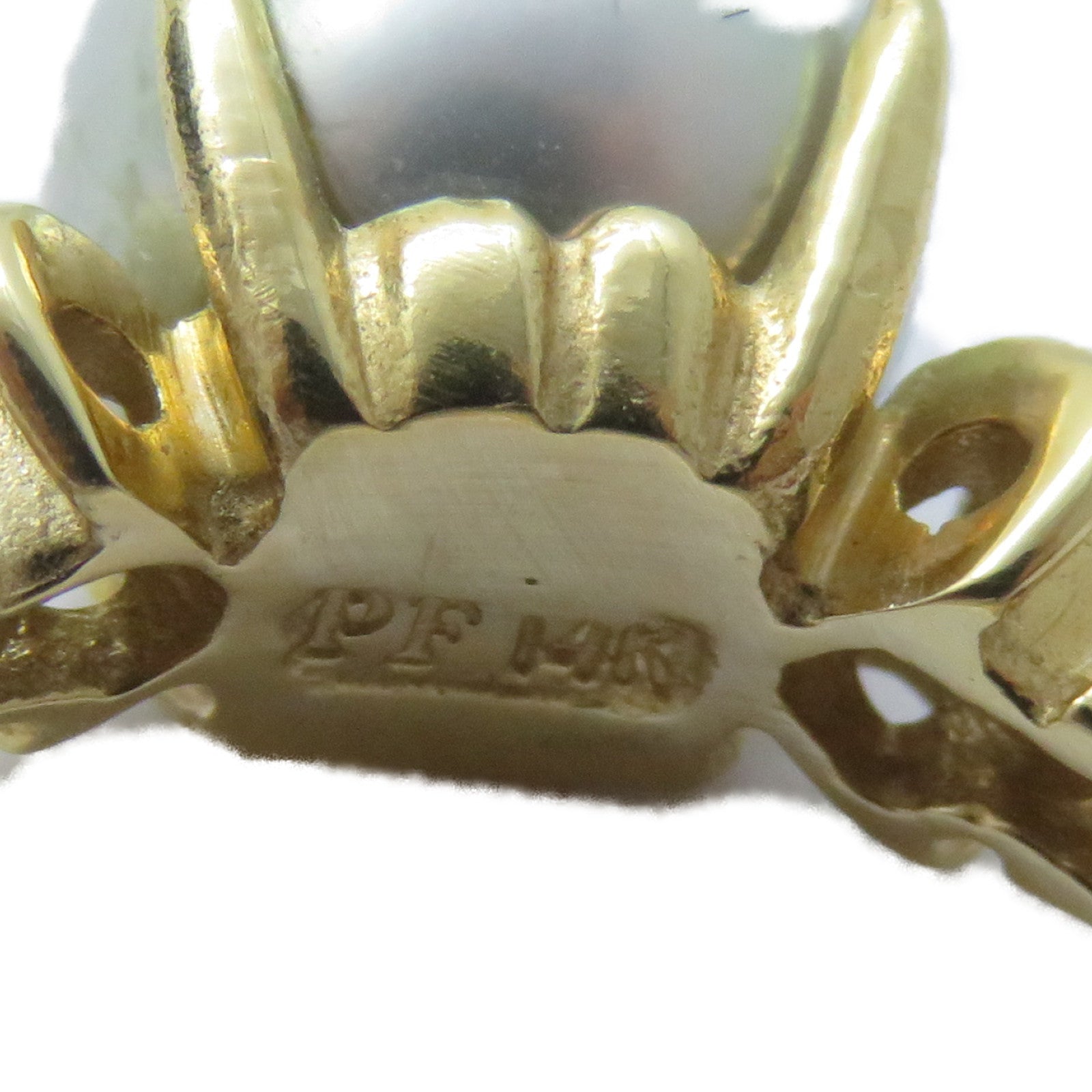 JEWELRY 【激減優惠】14K黃金Pearl Ring戒指US#5.75