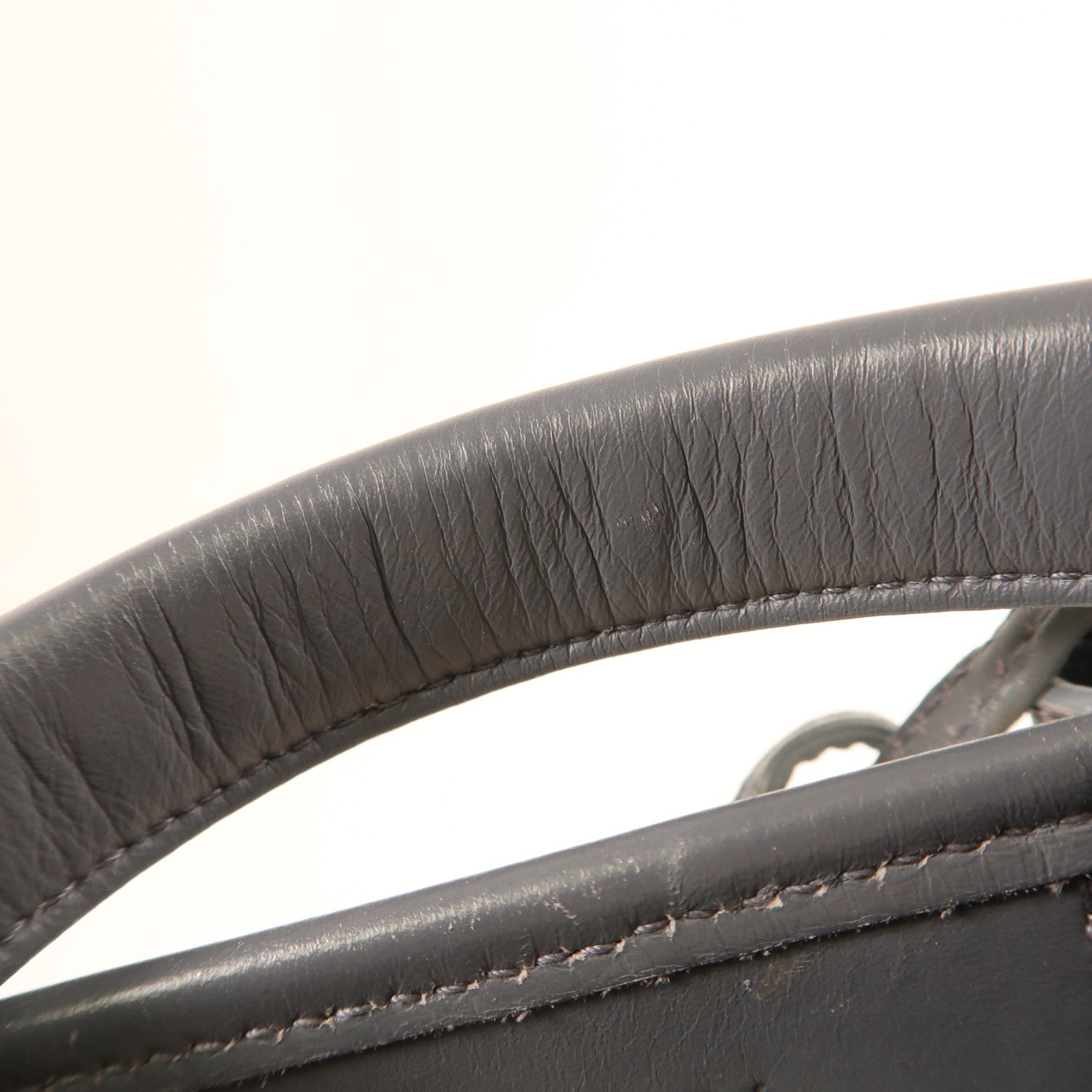 BALENCIAGA 帆布Cabas XS銀扣手挽肩背兩用袋