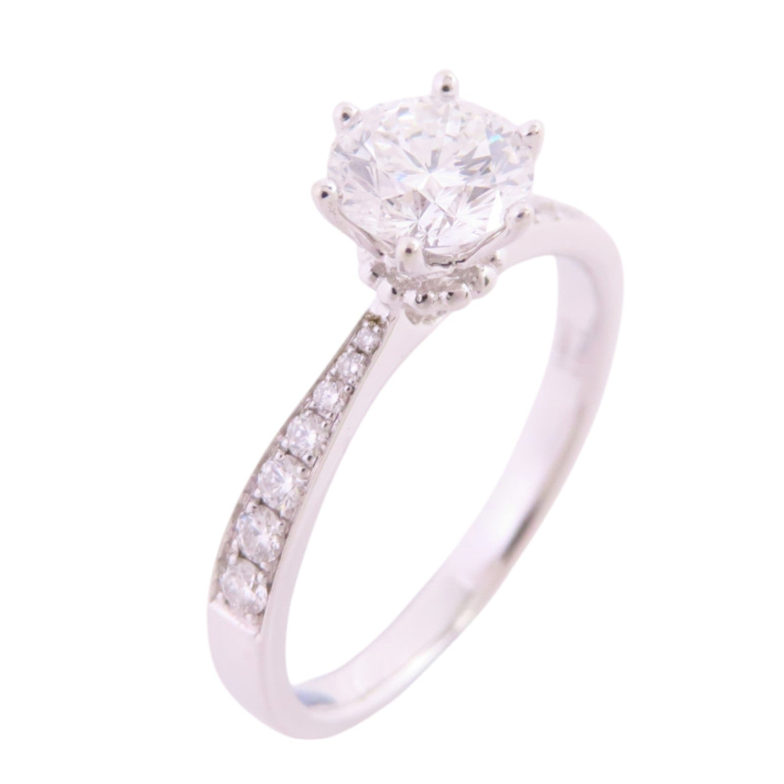 JEWELRY 18K白金/鑽石Diamond Ring戒指US#7.75