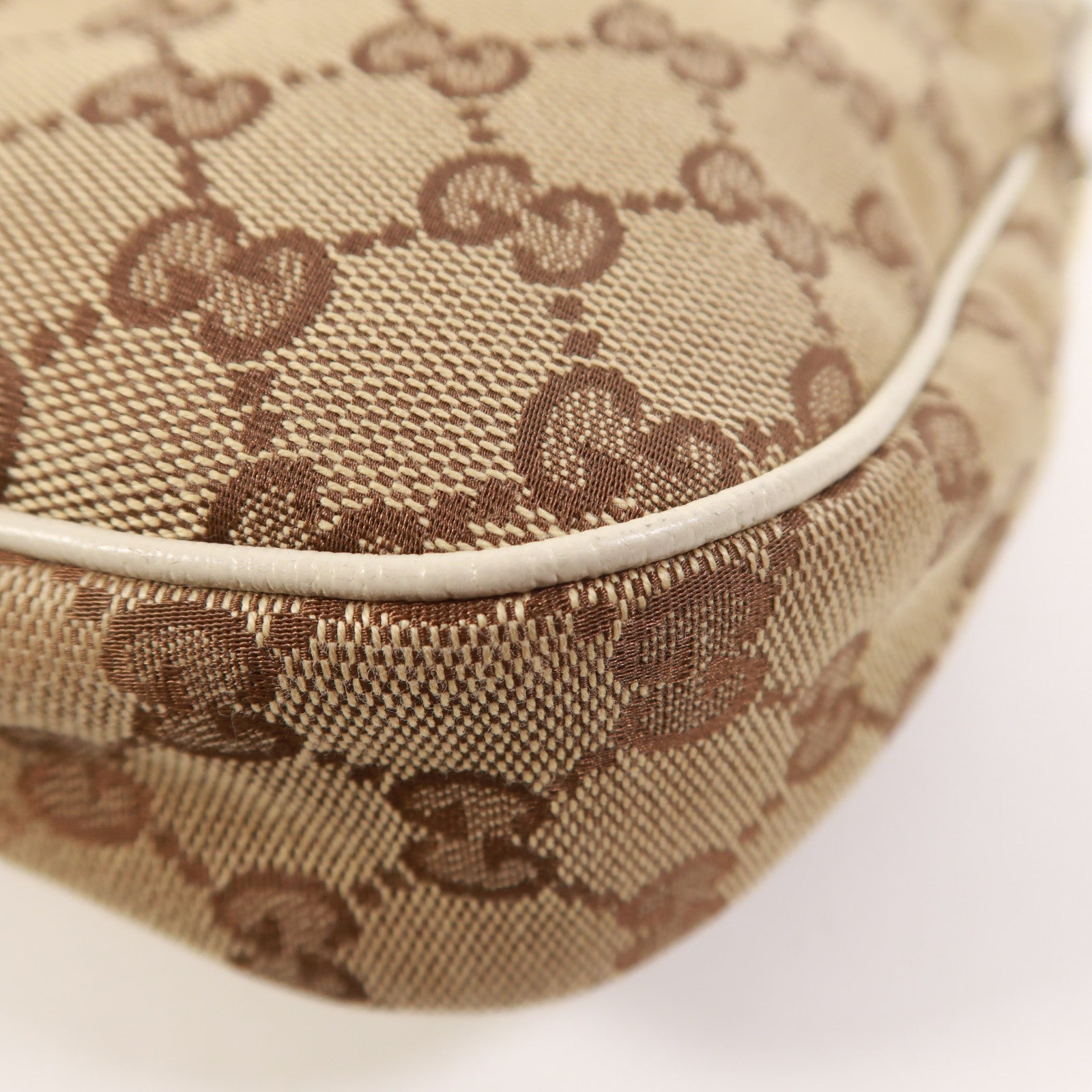 GUCCI 帆布Shoulder Bag金扣肩背袋