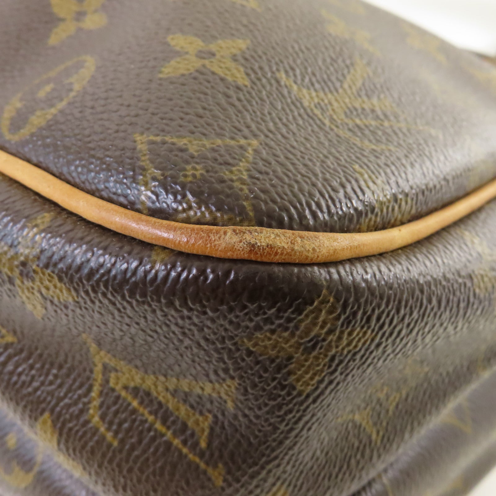 LOUIS VUITTON 【激減優惠】Monogram Reporter GM Shoulder Bag肩背袋啡色