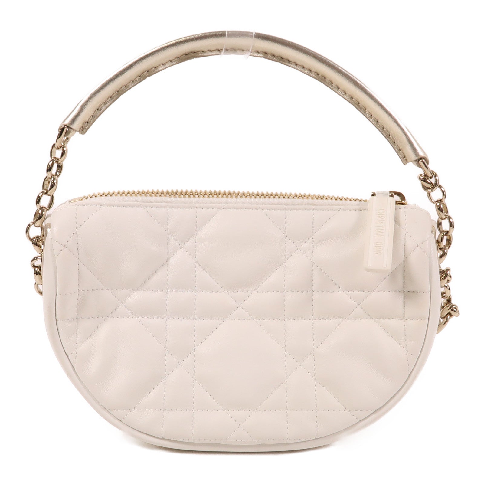 Dior 羊皮皮革2 Way Shoulder金扣手挽肩背兩用袋