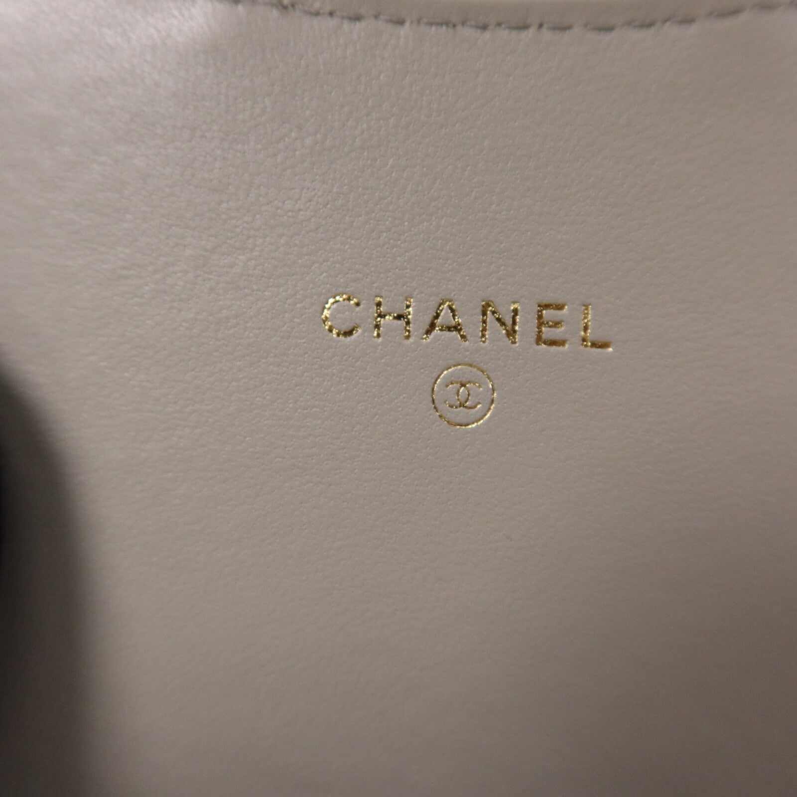 CHANEL 羊皮皮革Chain Shoulder Bag金扣鏈帶肩背袋