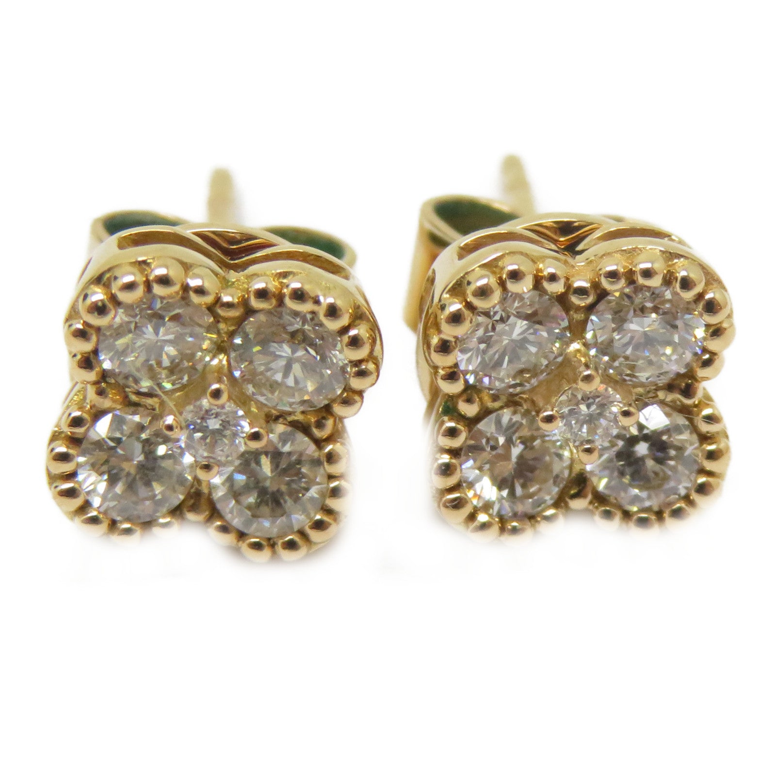 JEWELRY 18K玫瑰金Diamond Earrings鑽石耳環