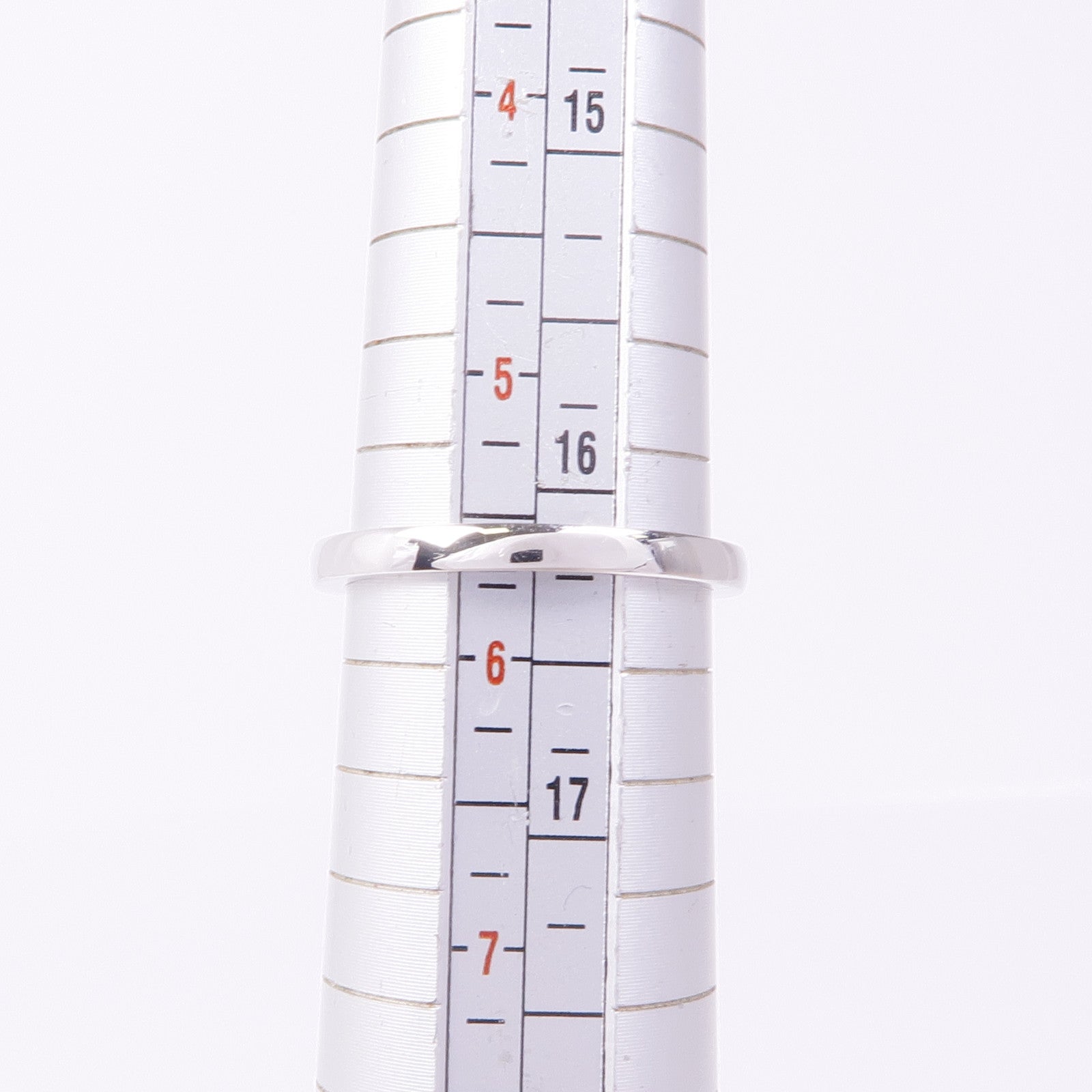 JEWELRY PT950鉑金Emerald Diamond Ring綠寶石/鑽石戒指US#5.5