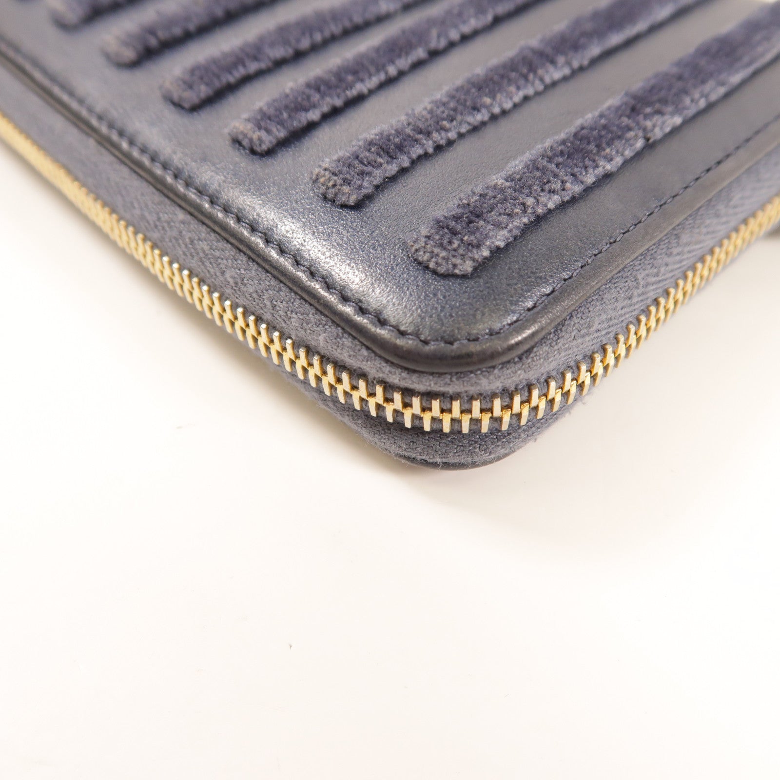 CHANEL 牛皮皮革Long Wallet金扣長錢包