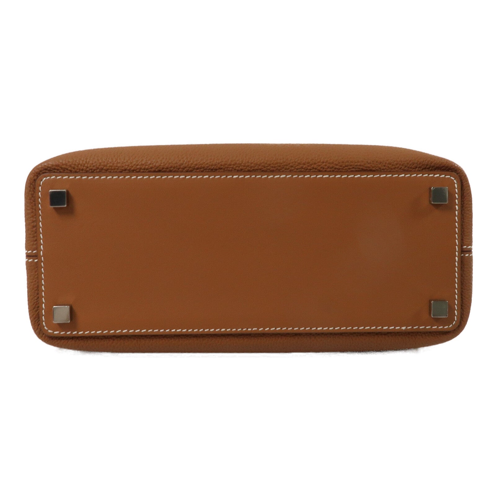 HERMES Swift/Togo皮革Sac Medor手挽肩背兩用袋Gold