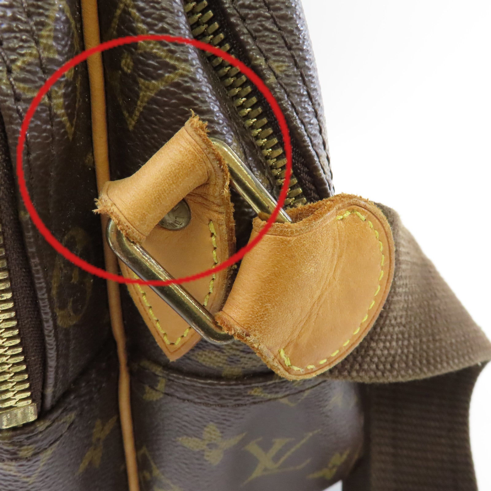 LOUIS VUITTON 【激減優惠】Monogram Reporter GM Shoulder Bag肩背袋啡色