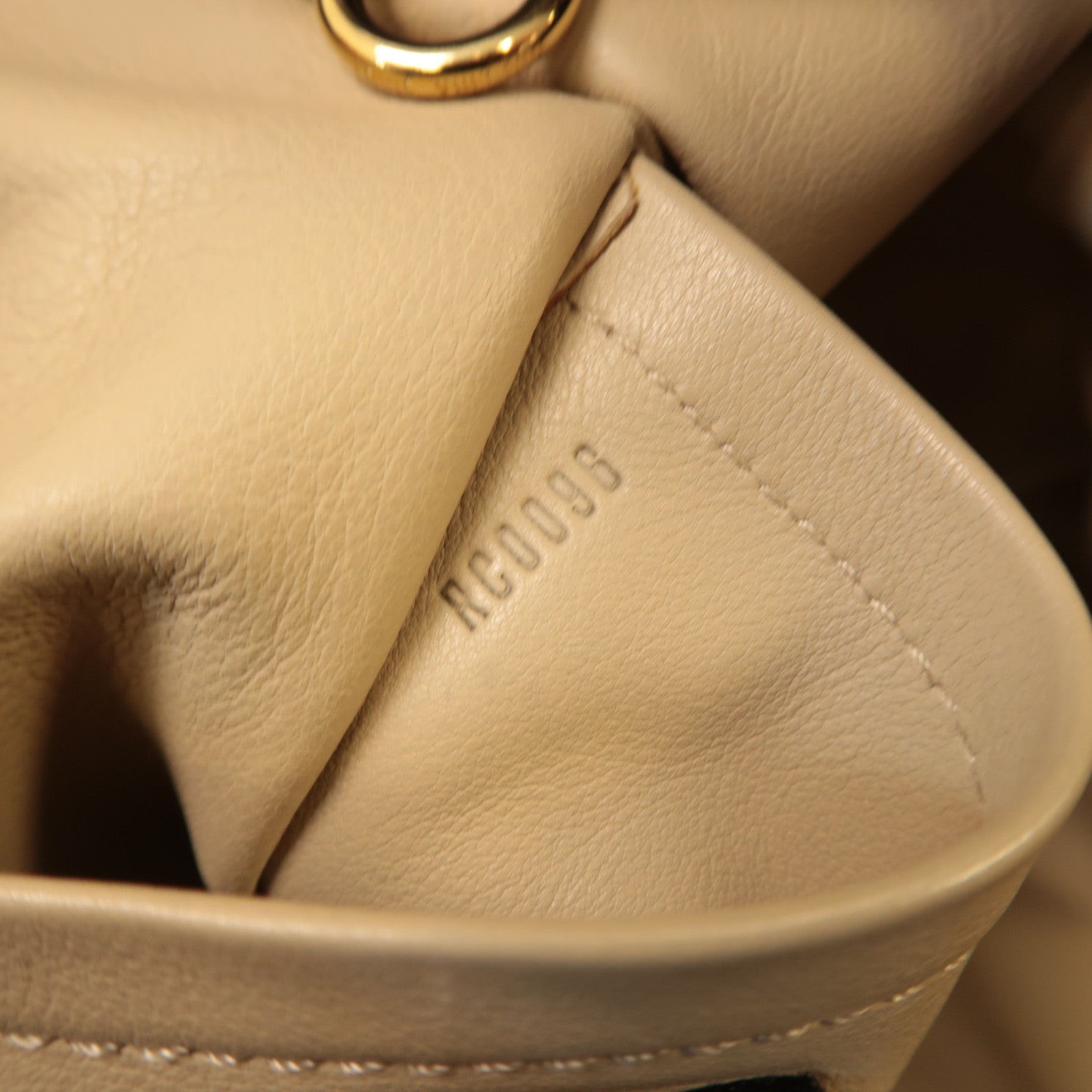 LOUIS VUITTON Monogram Envinil Squishy金扣肩背袋棕色/黑色