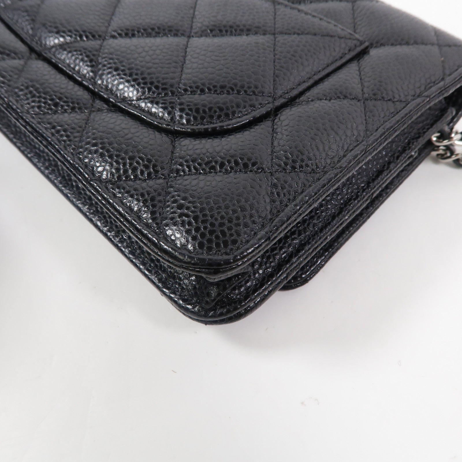 CHANEL 牛皮皮革Wallet On Chain鏈帶肩背袋