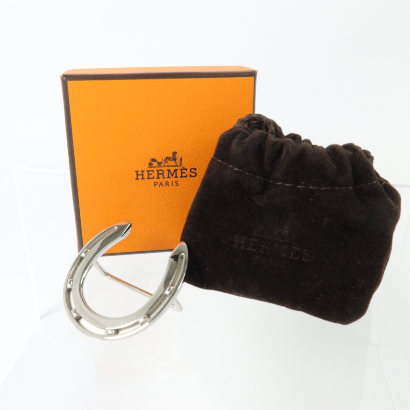 HERMES 金屬Fer a Cheval Scarf Ring絲巾扣