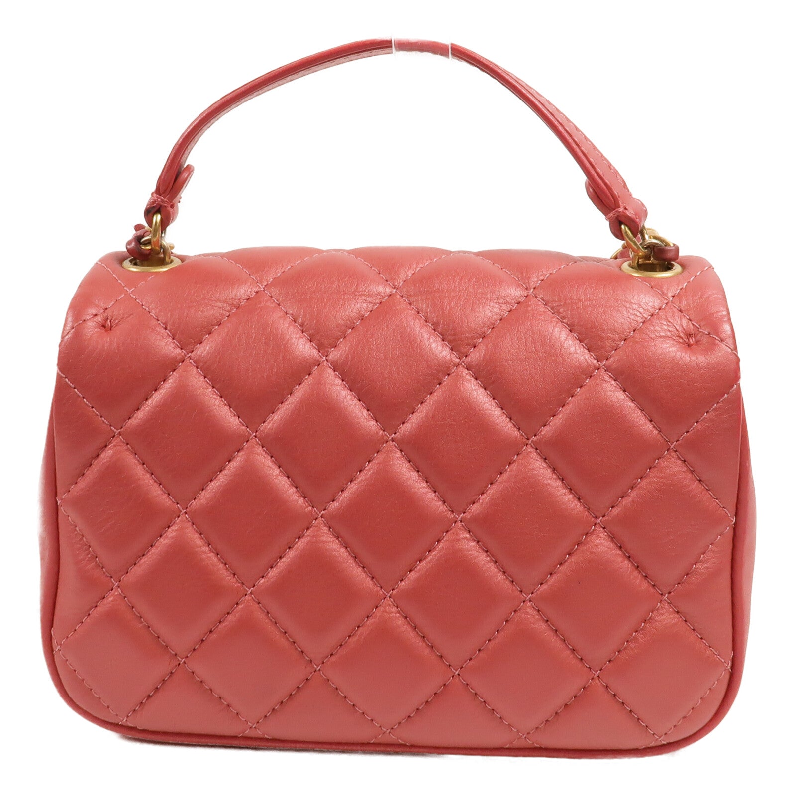CHANEL 牛皮皮革Chain Shoulder Bag鏈帶手挽肩背兩用袋