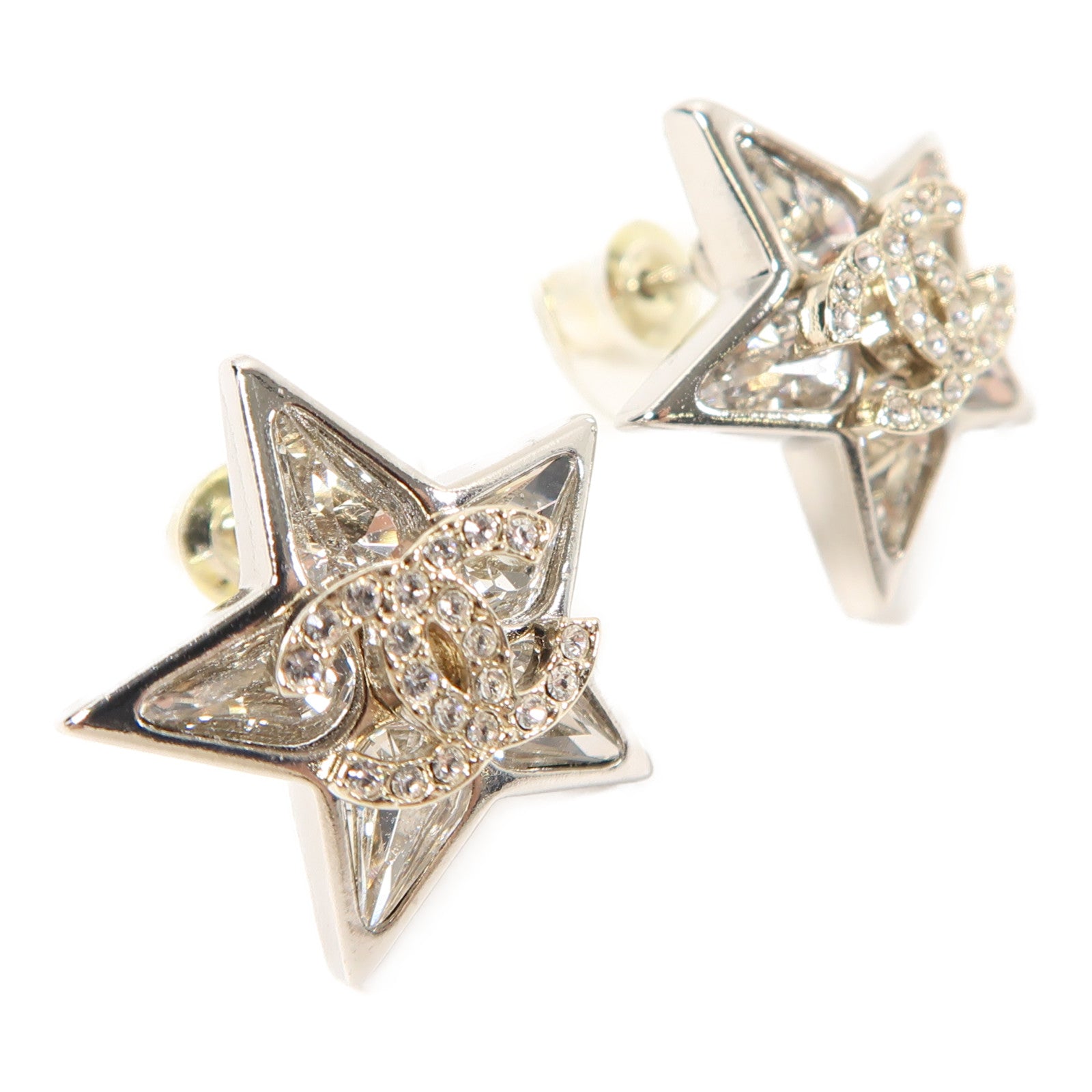 CHANEL 金屬Earrings耳環金色