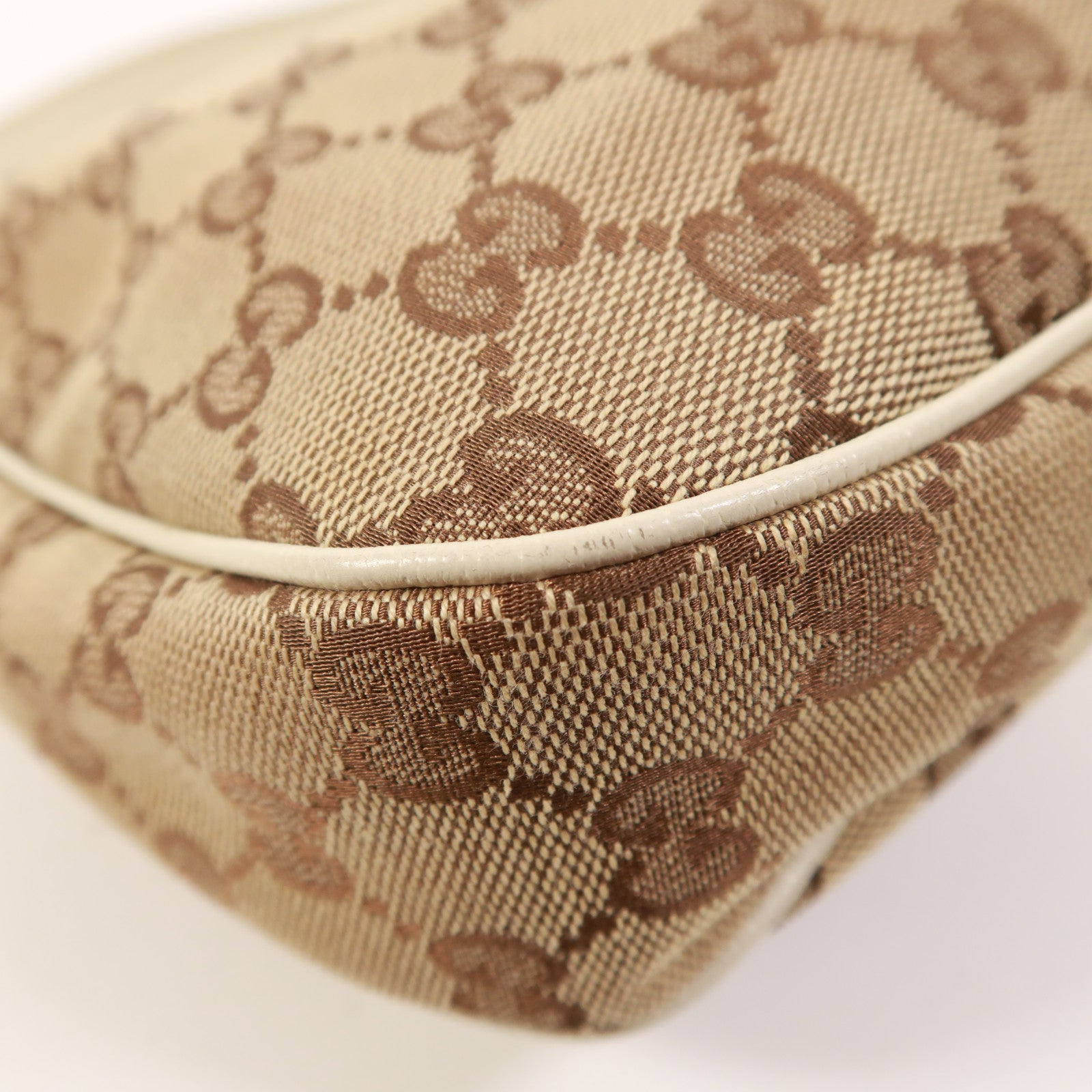 GUCCI 帆布Shoulder Bag金扣肩背袋