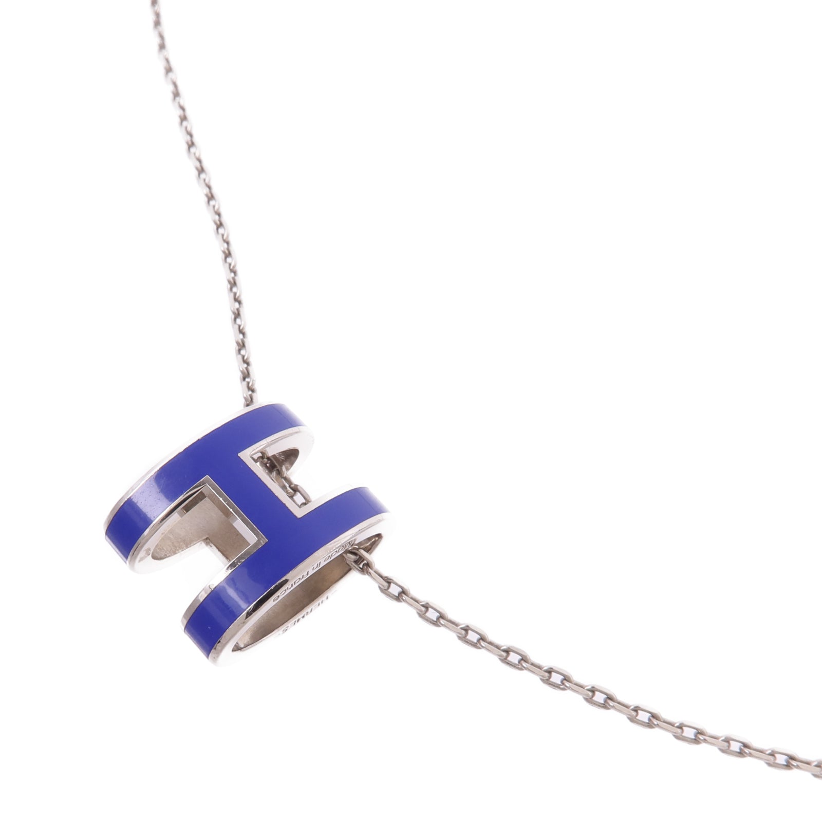 HERMES 金屬/琺瑯Pop H Necklace項鍊